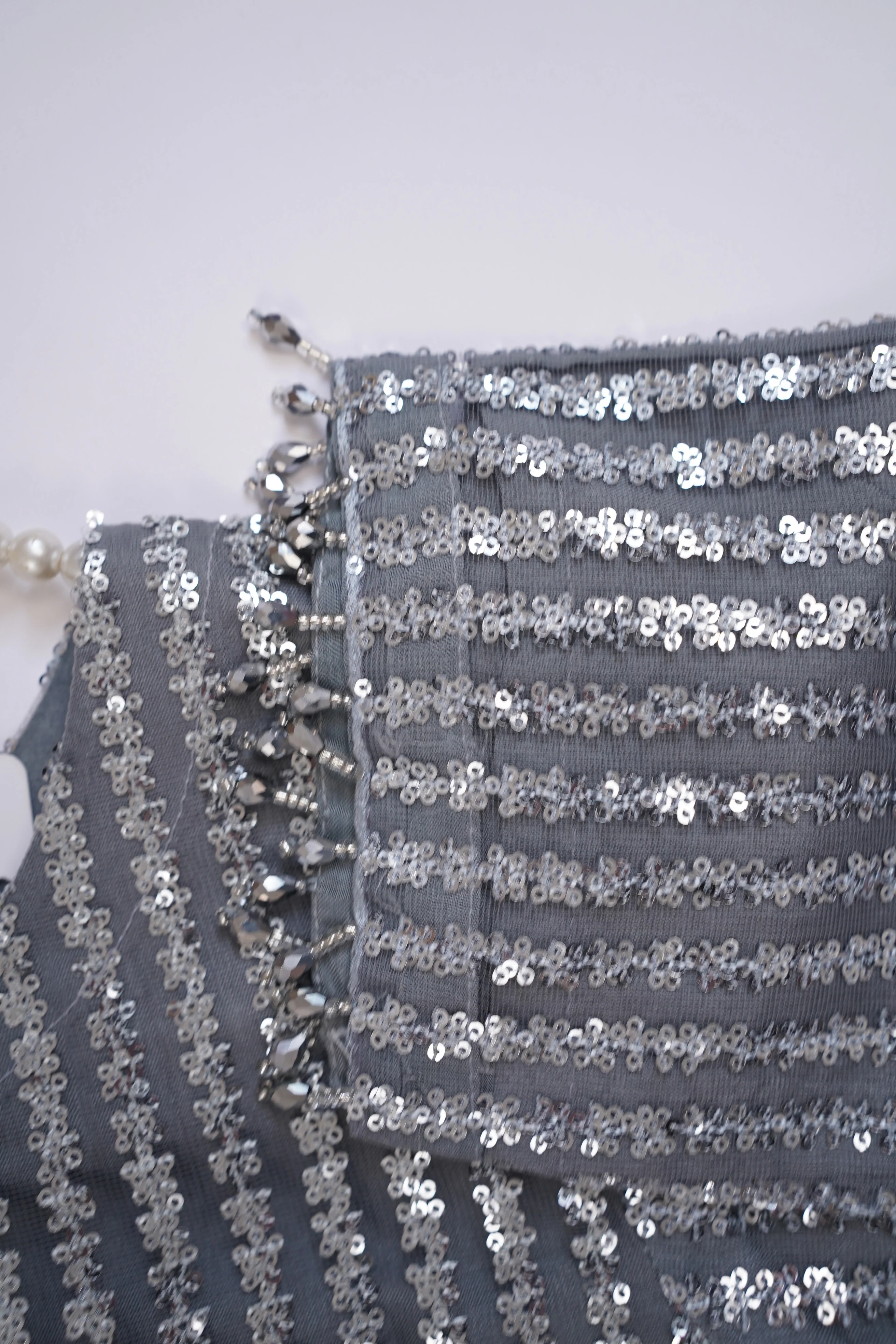 BAROQUE INSPIRED EID COLLECTION GLITTER 3PCS SUIT - 03 - Image 9