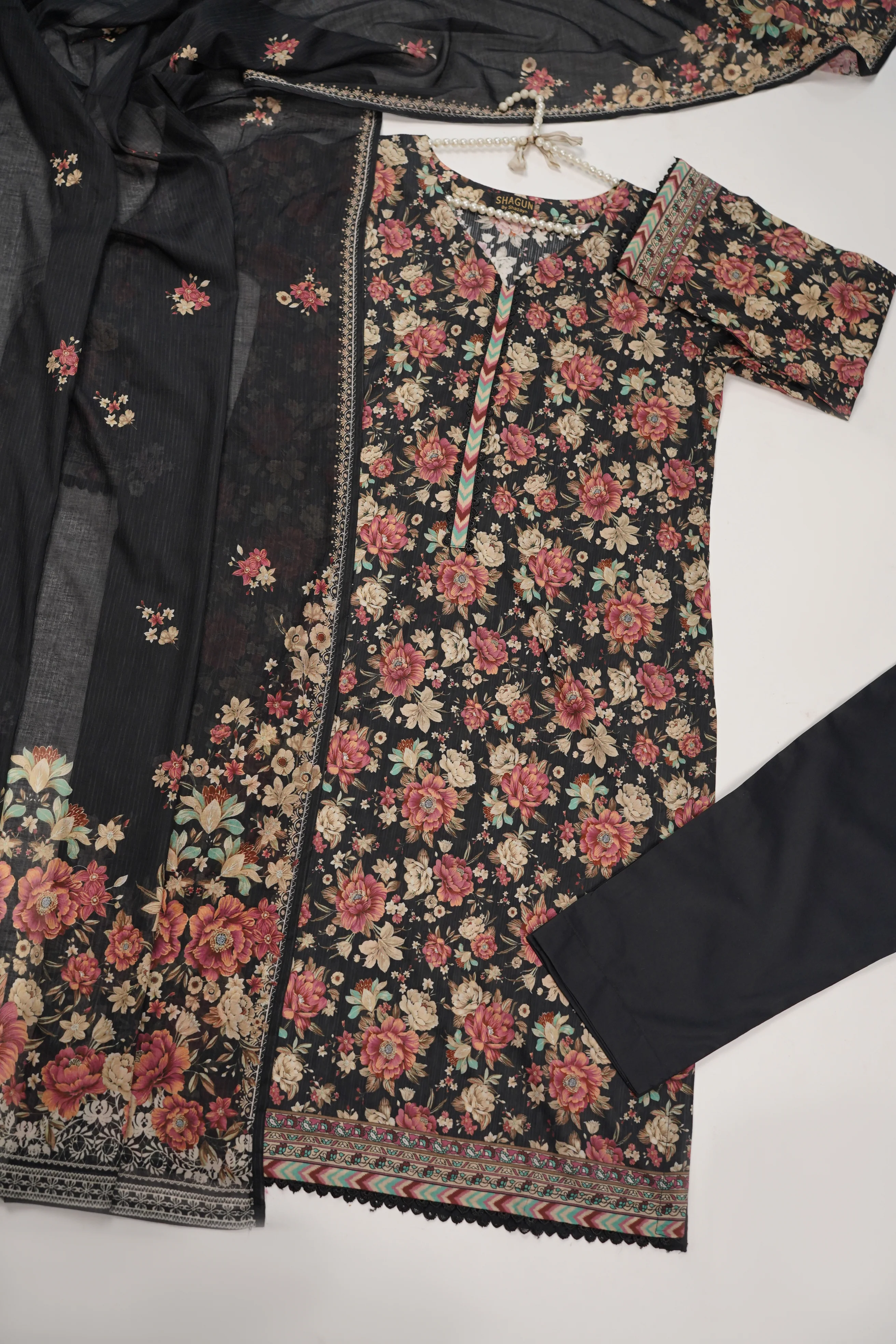 Bin Saeed - Trousers - Exclusive Printed 3PC Collection RB-01k - Image 6