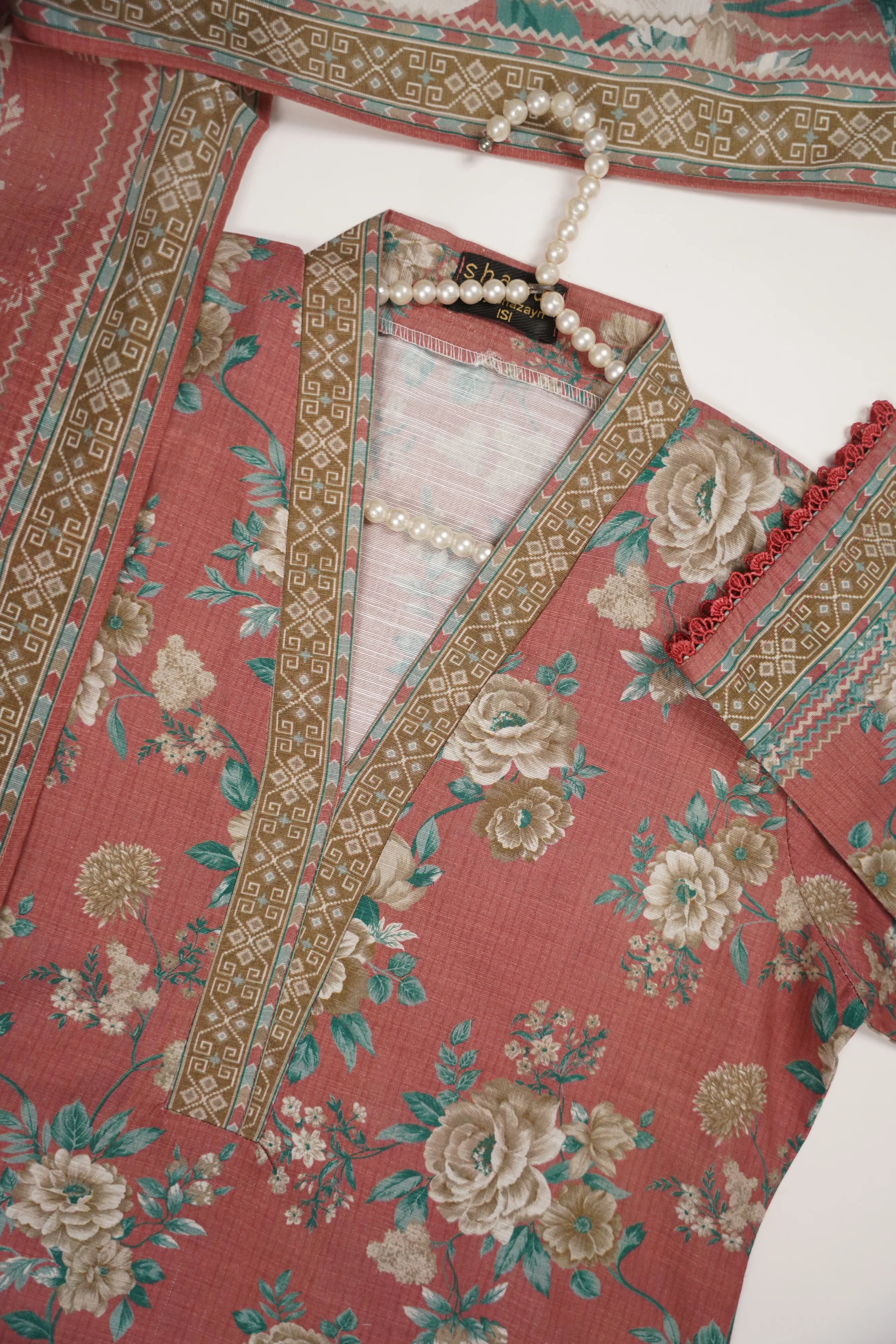 Original Bin Saeed Khaddar 3 PCS Collection HB-01 - Image 3