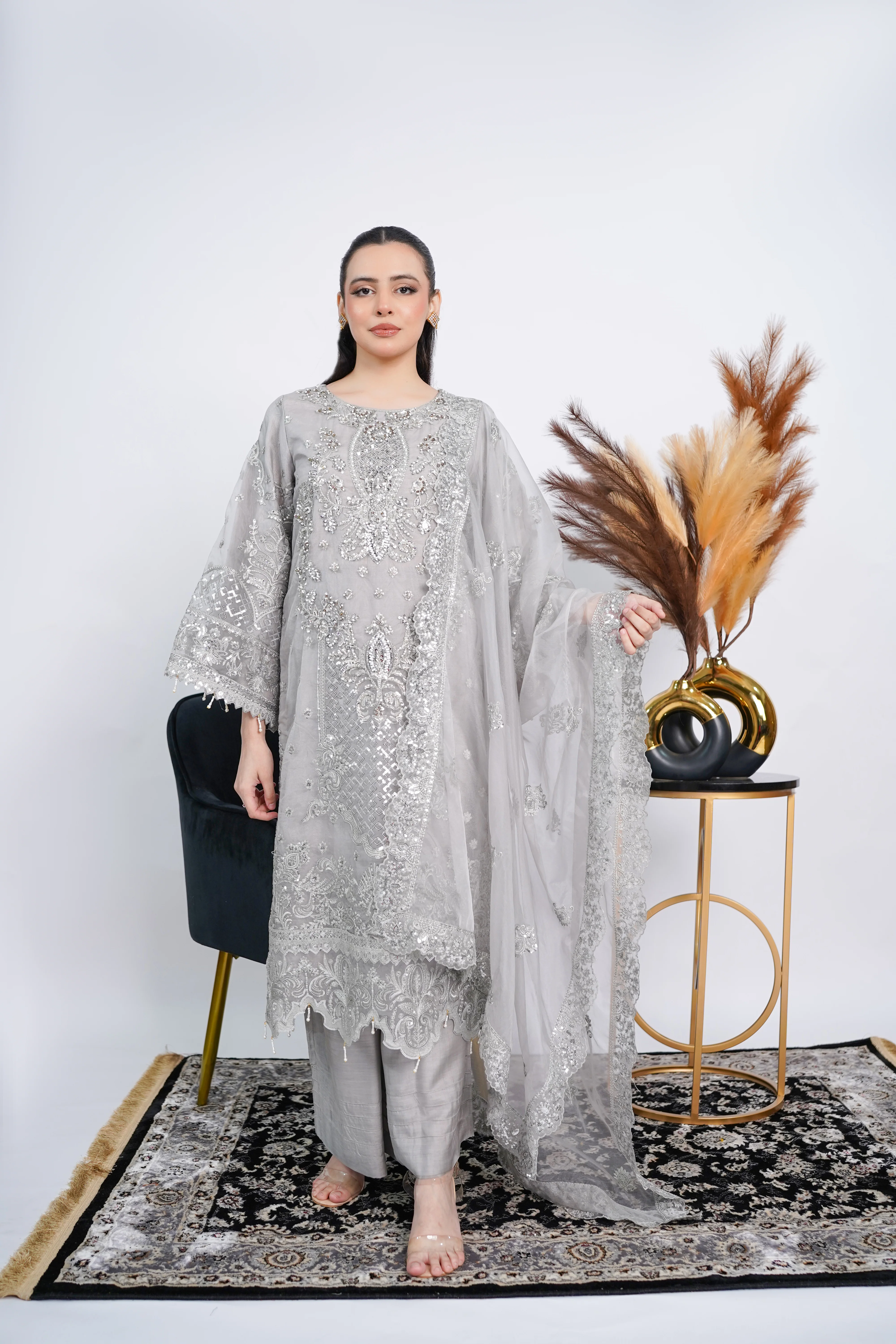 Dastaan Exclusive Branded Organza Collection KLR-02 - Image 2