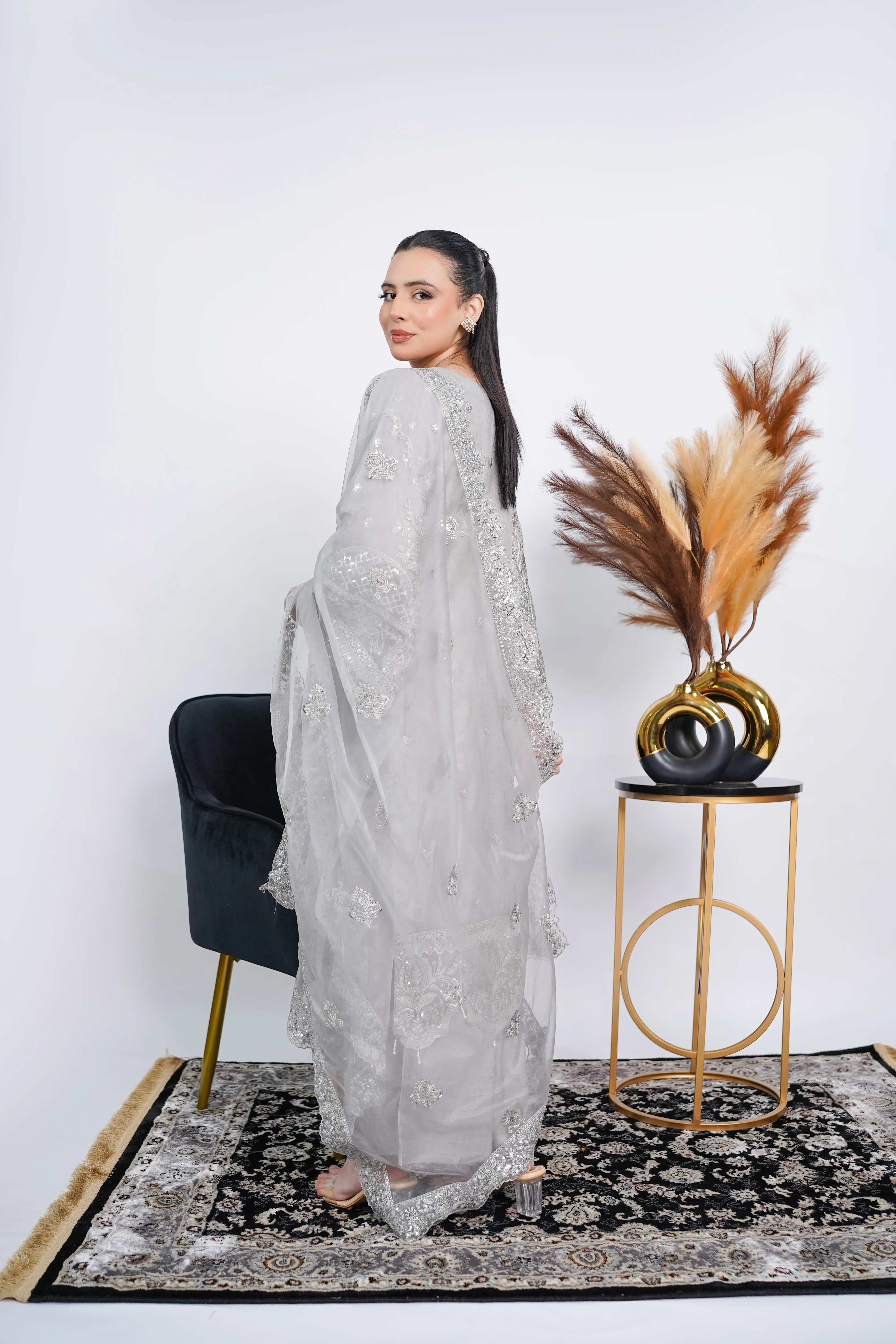 Dastaan Exclusive Branded Organza Collection KLR-02 - Image 4