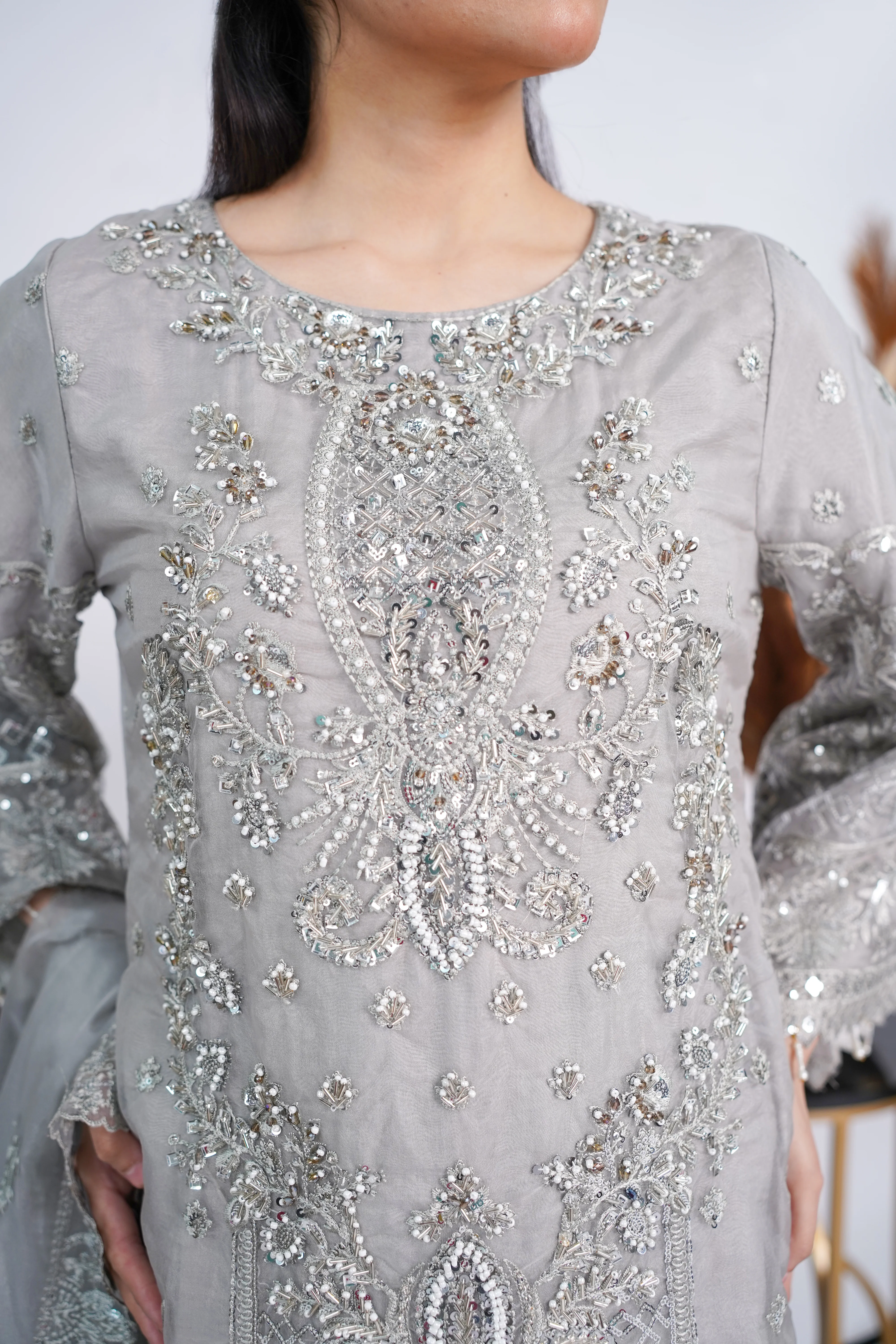 Dastaan Exclusive Branded Organza Collection KLR-02 - Image 8