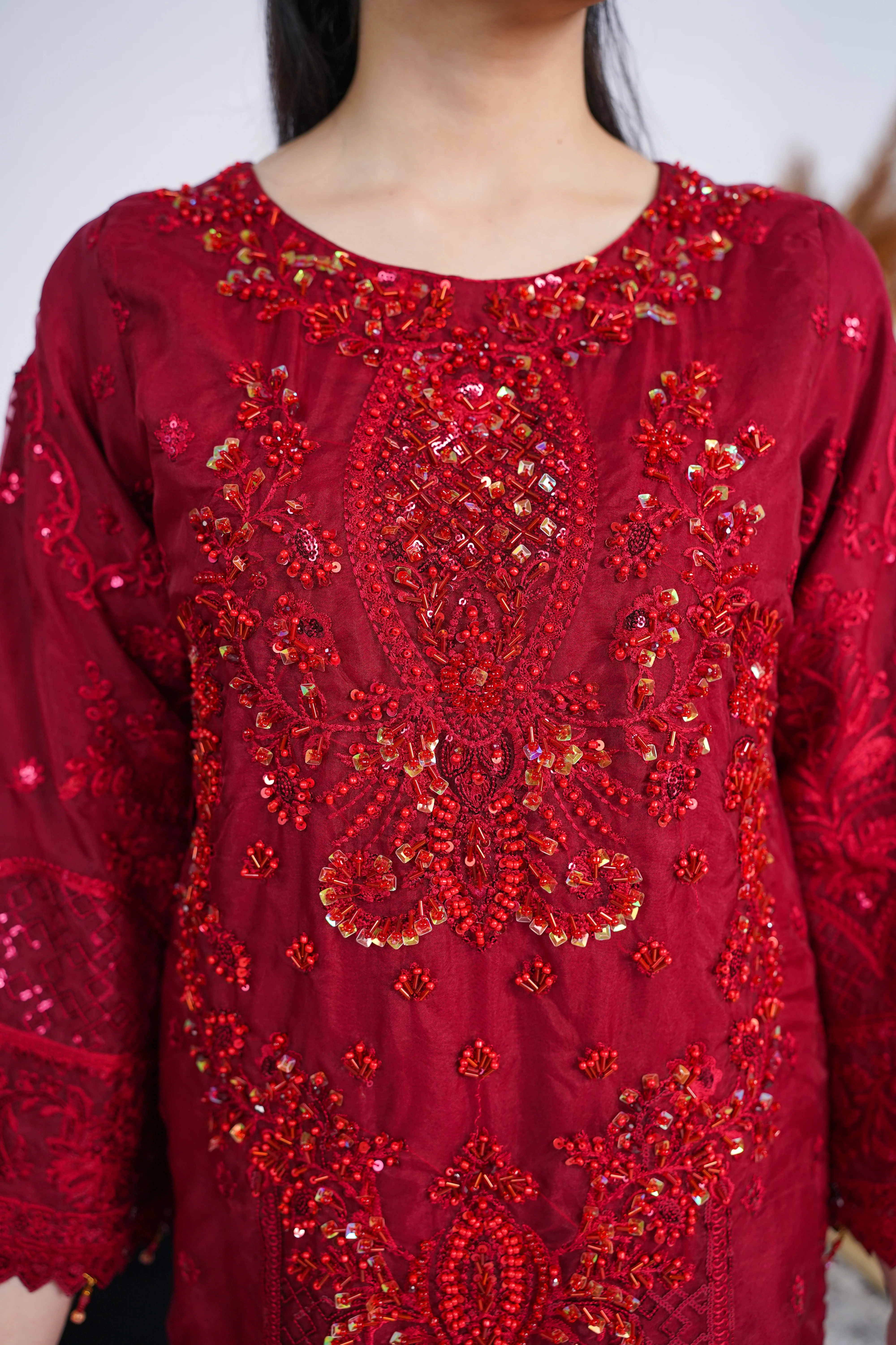 Dastaan Exclusive Branded Organza Collection KLR-01 - Image 7