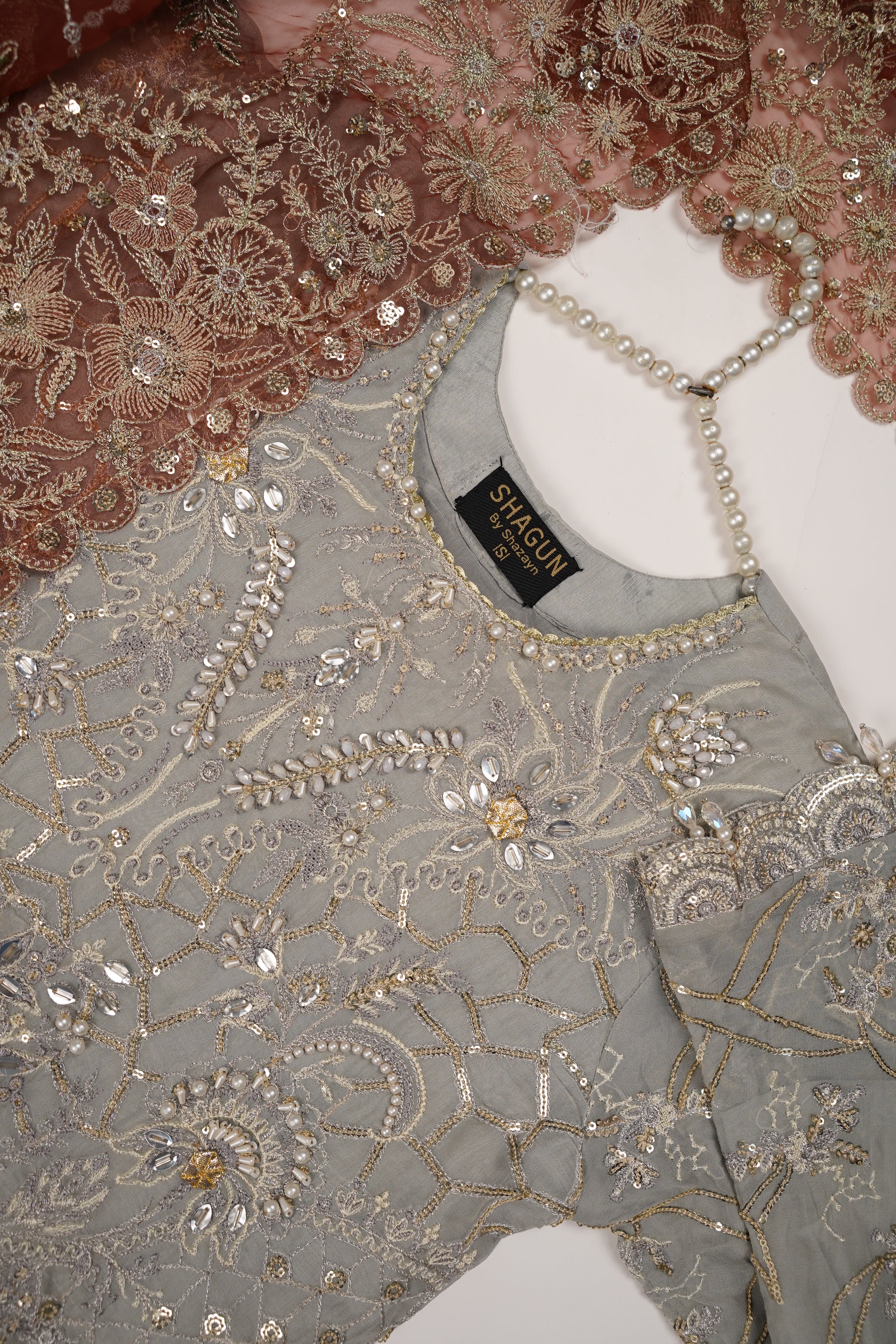 Dastaan Exclusive Branded Organza Collection MP-04 - Image 10