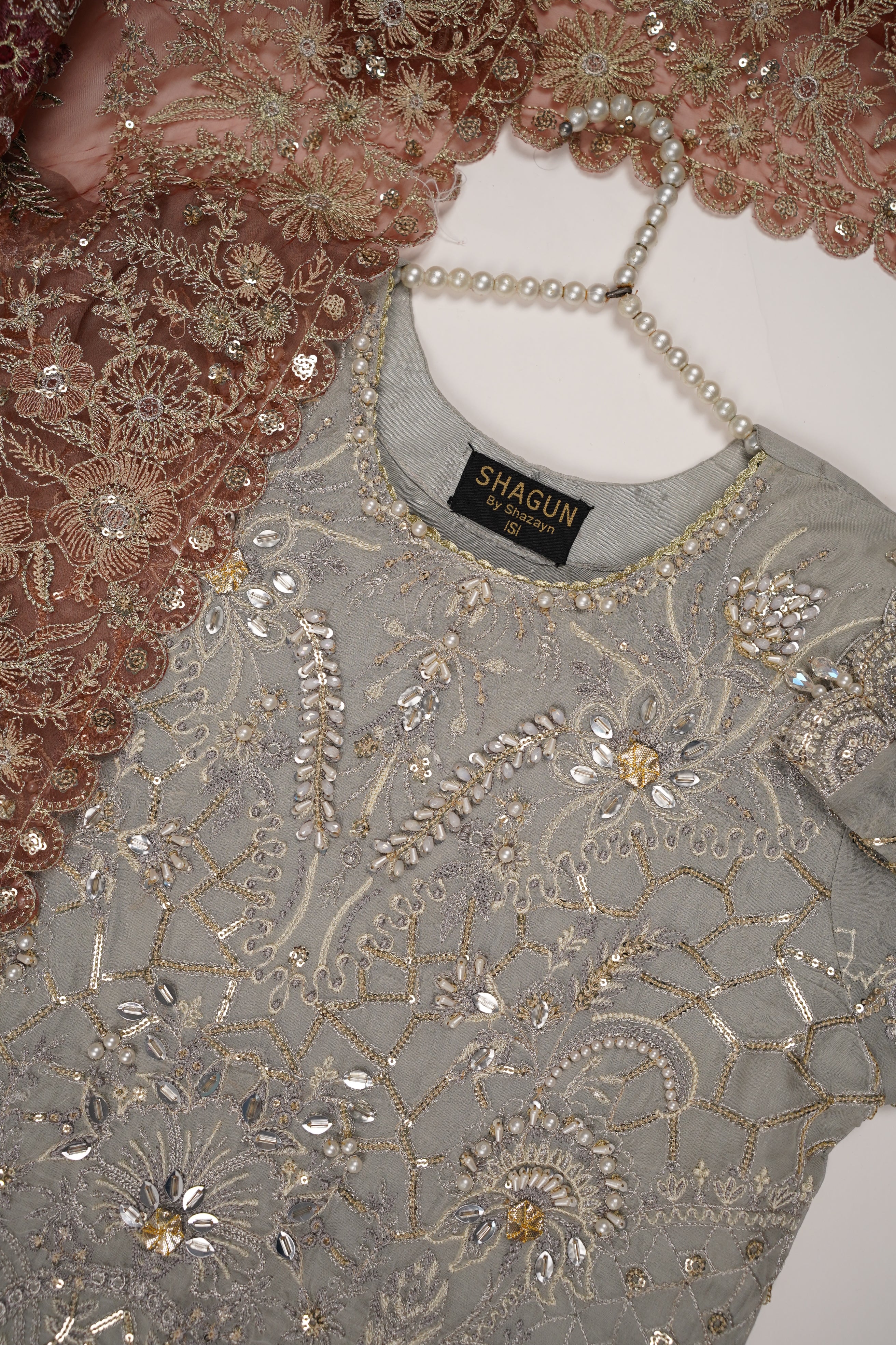 Dastaan Exclusive Branded Organza Collection MP-04 - Image 3