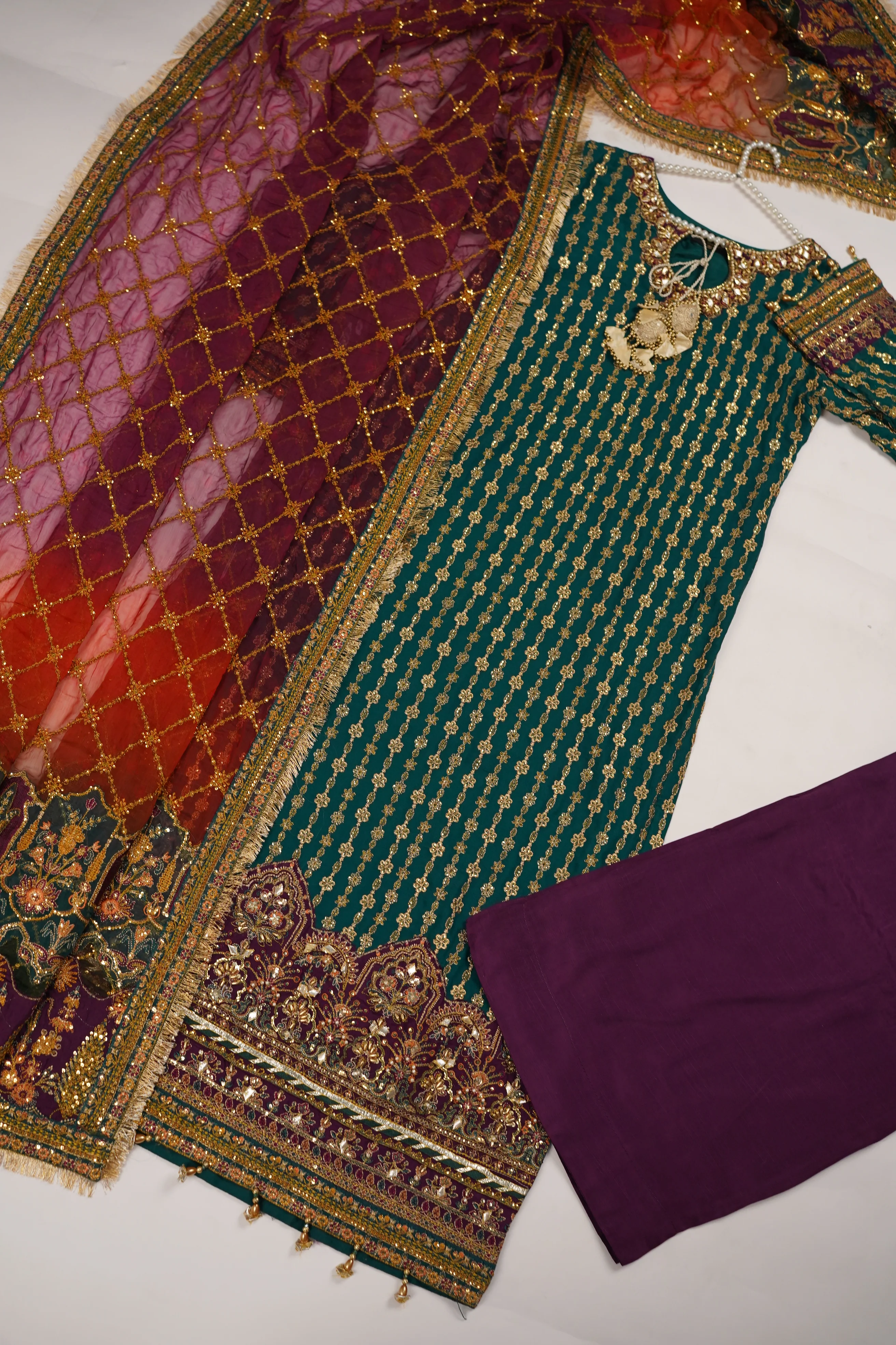 Dastaan Exclusive Branded Organza Collection VB-01 - Image 7