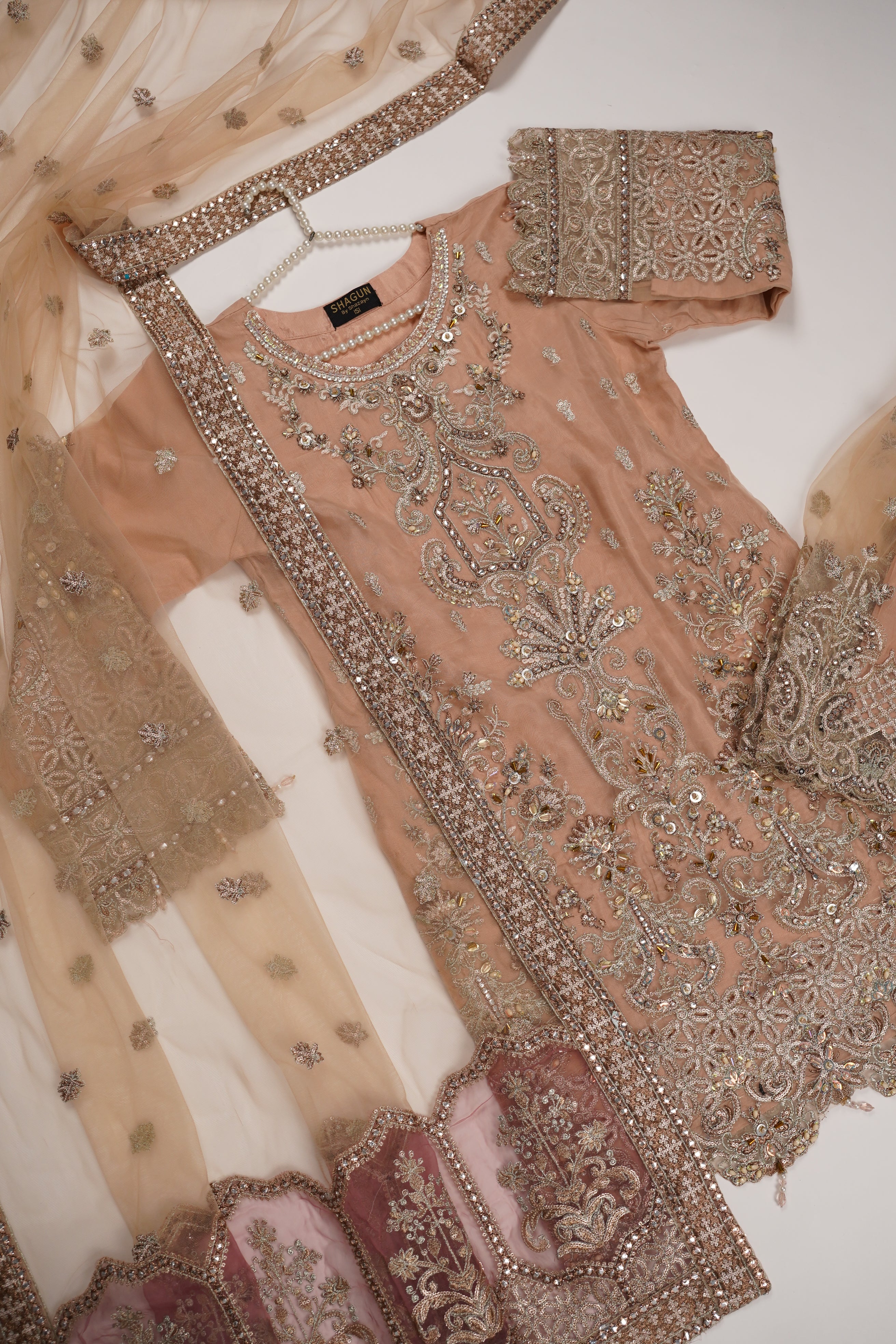 Dastaan Exclusive Branded Organza Collection VB-02 - Image 10