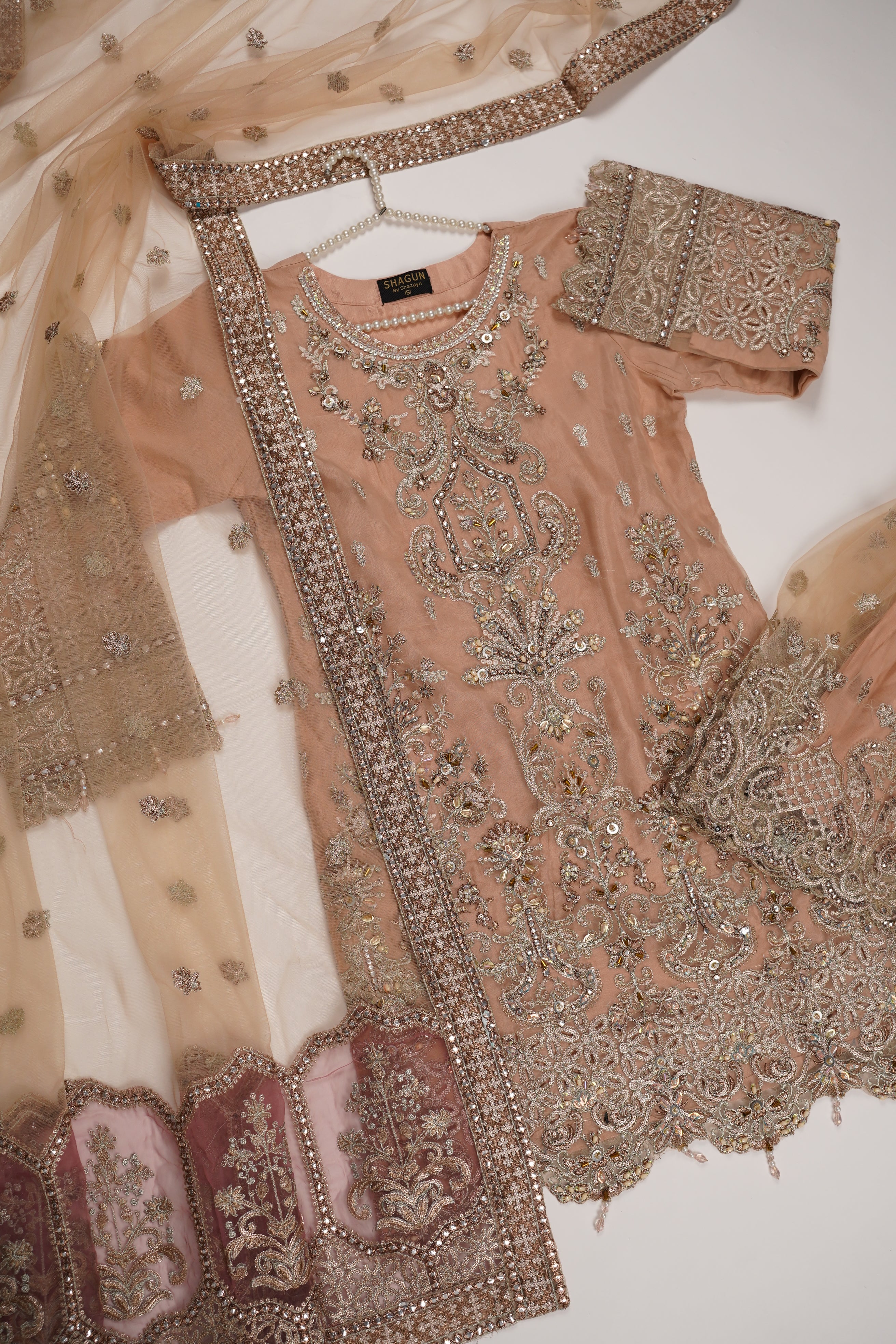 Dastaan Exclusive Branded Organza Collection VB-02 - Image 3