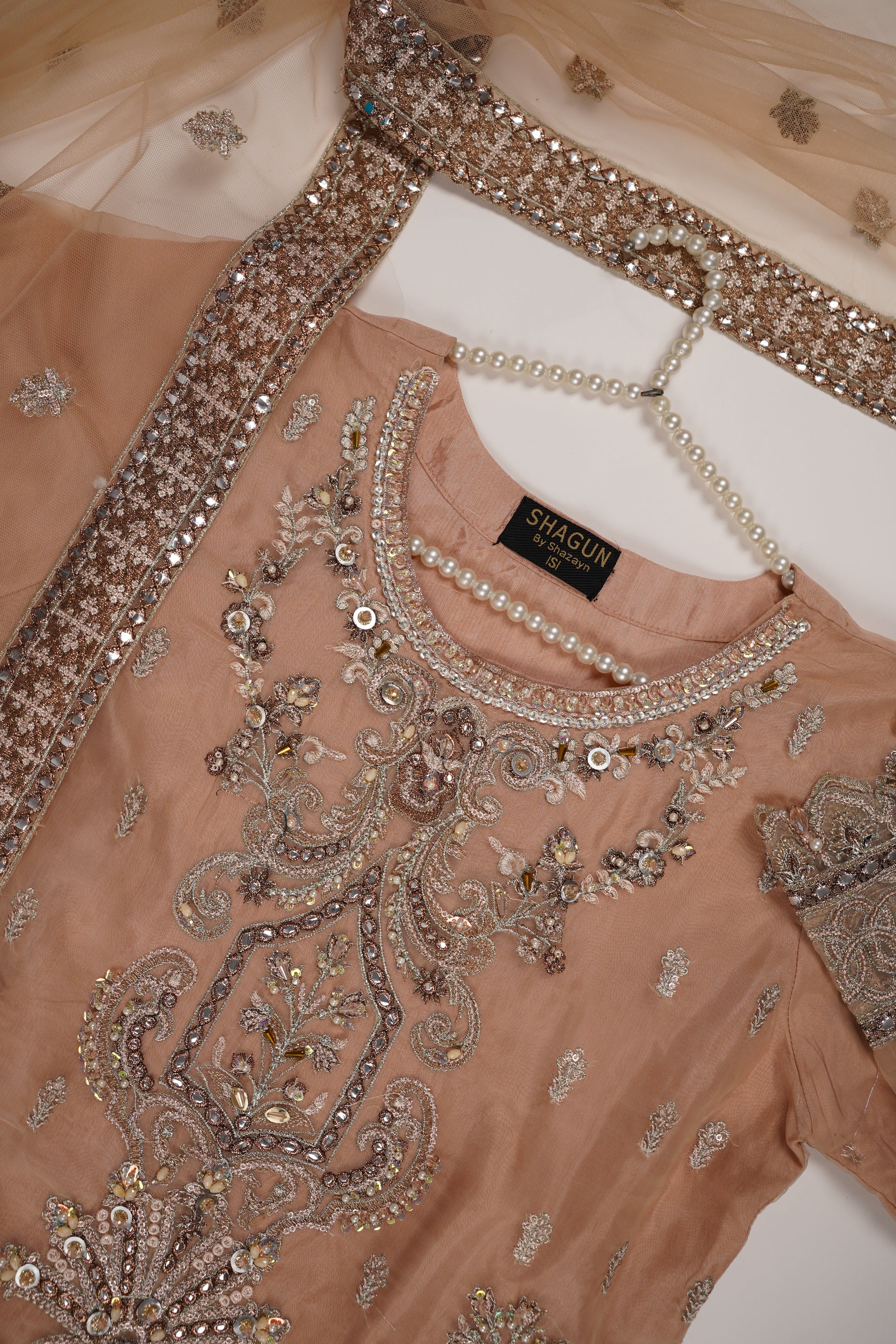 Dastaan Exclusive Branded Organza Collection VB-02 - Image 4