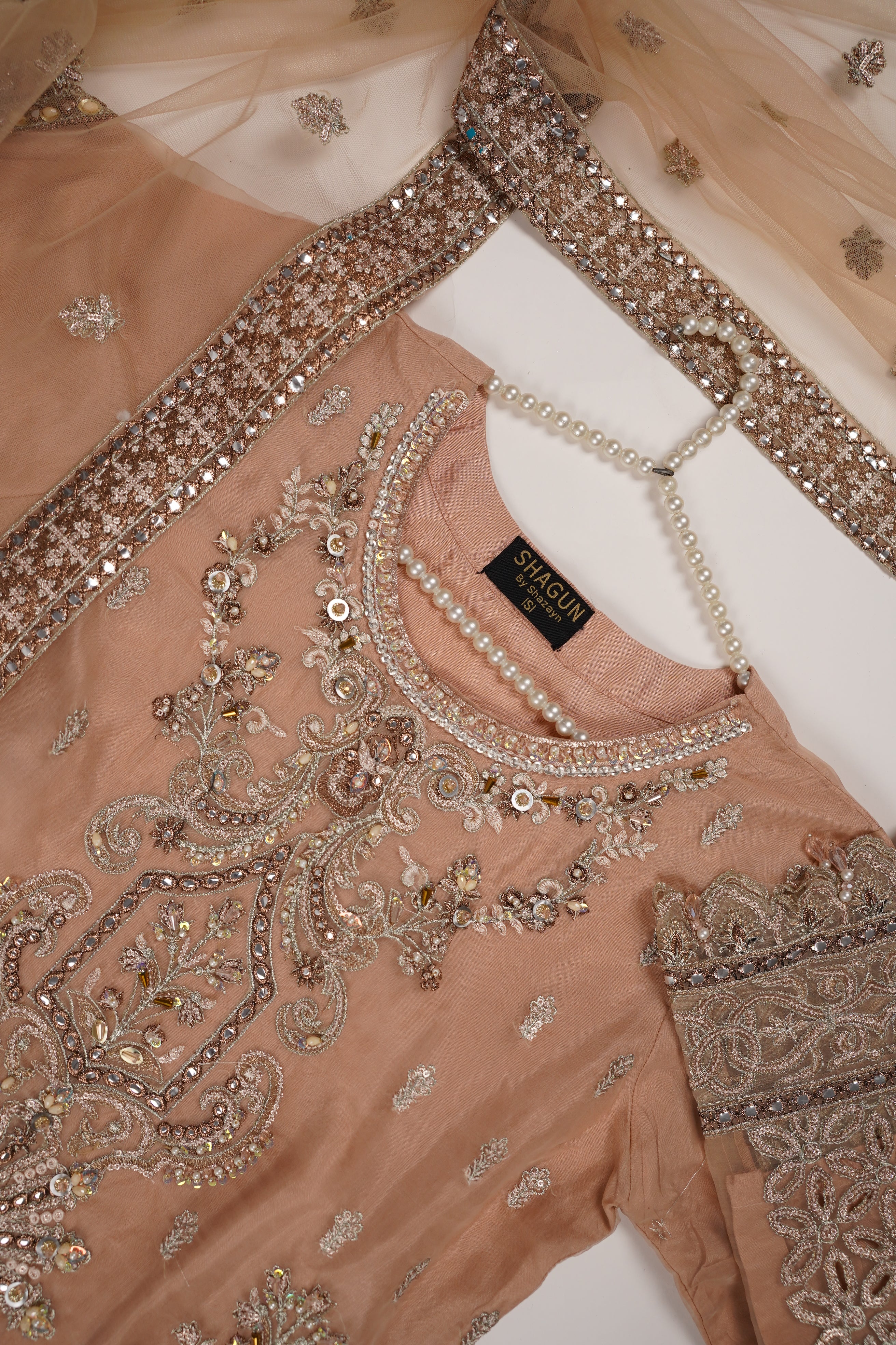 Dastaan Exclusive Branded Organza Collection VB-02 - Image 9