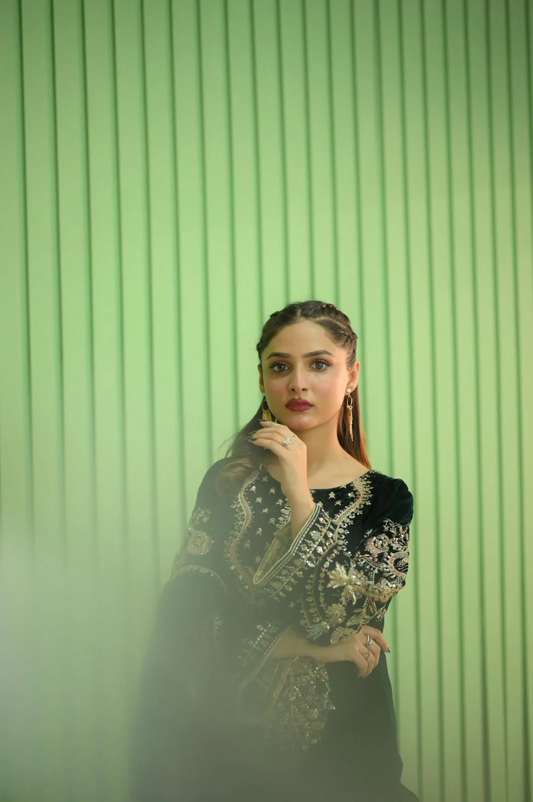Dastaan Exclusive Velvet Eid collection MM-01 - Image 5