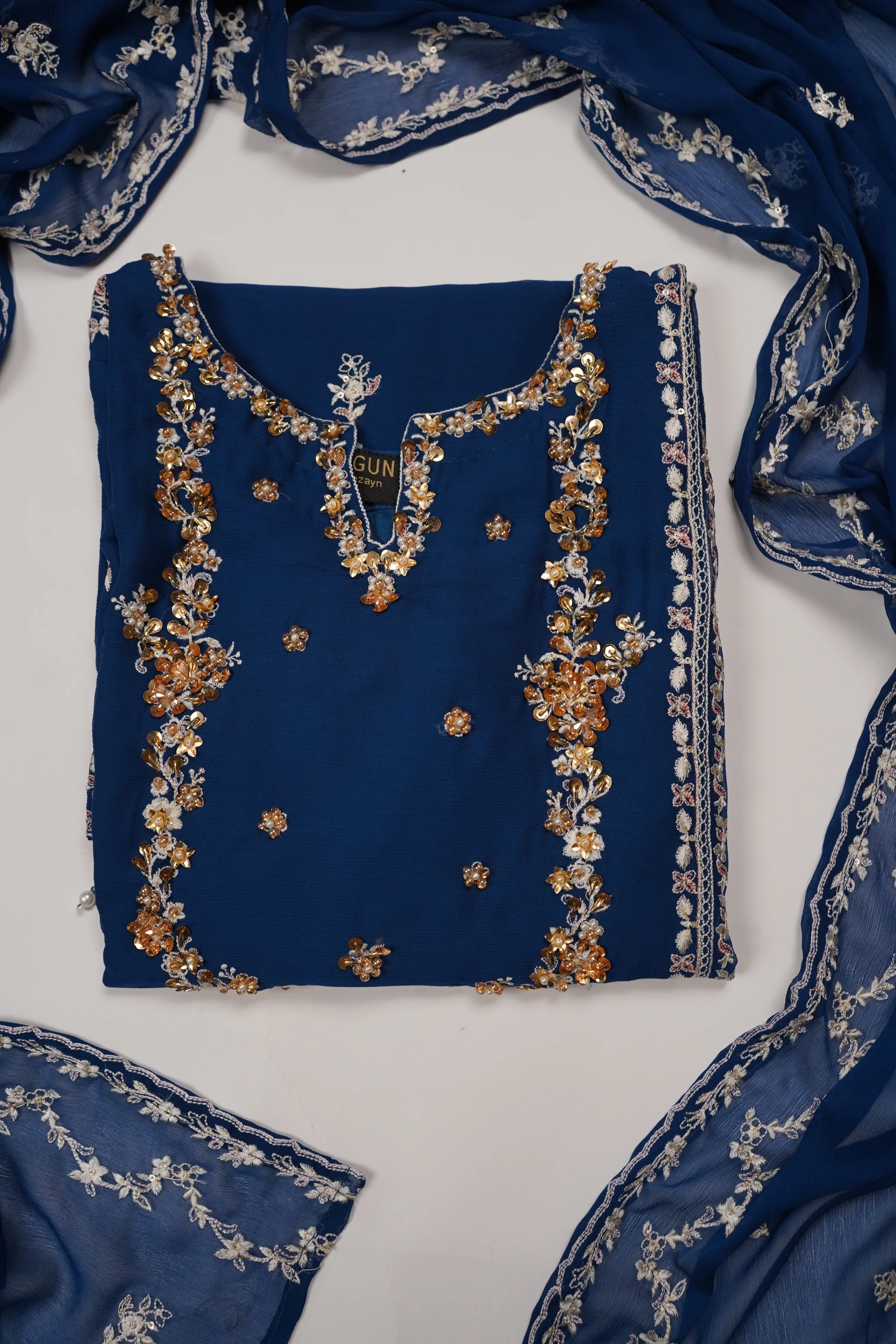 Kashish chiffon vol 3 Eid Collection RT-009 - Image 9