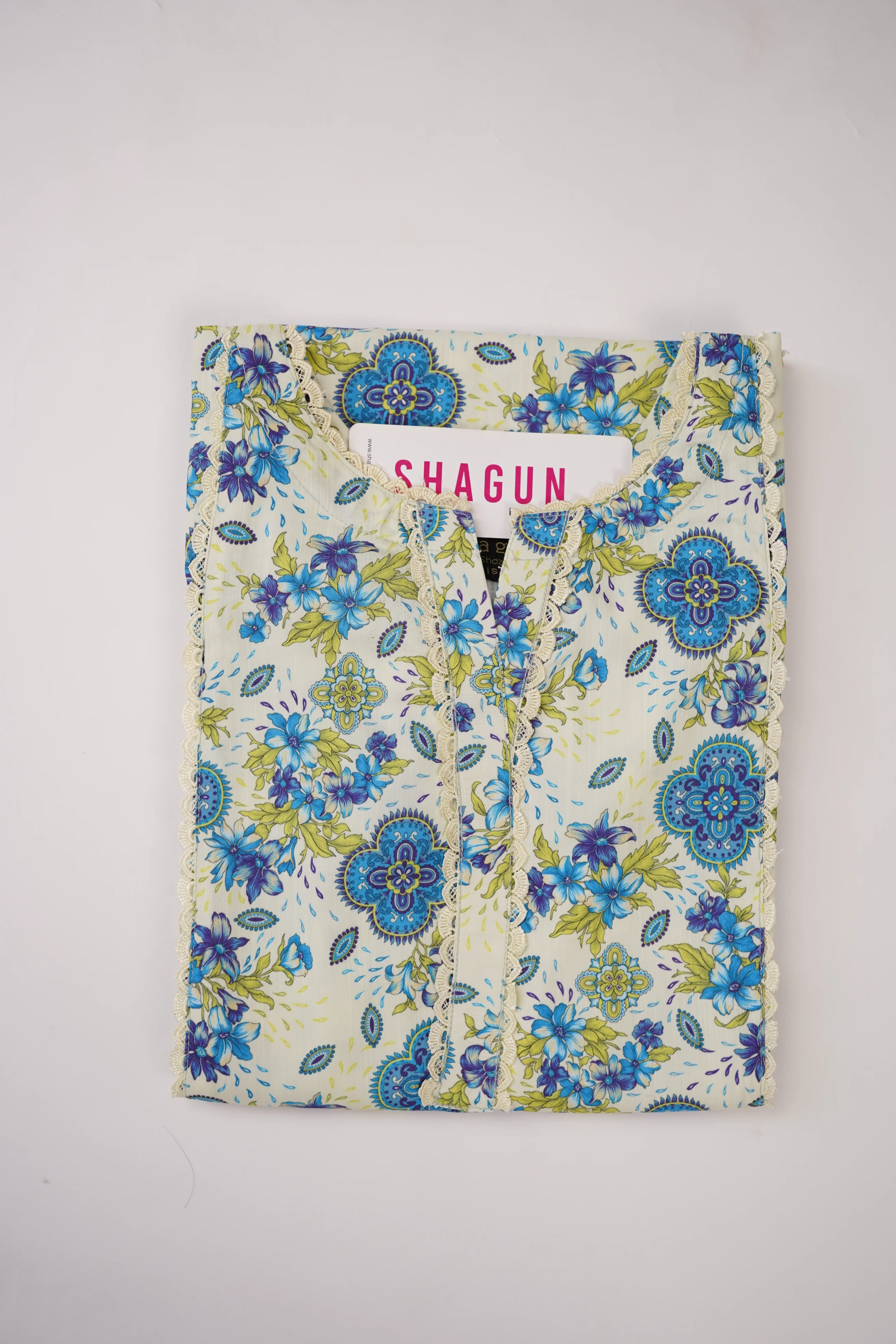 Khaddar Floral Printed 2pcs A-Line Maxi Collection KFP--04 - Image 2