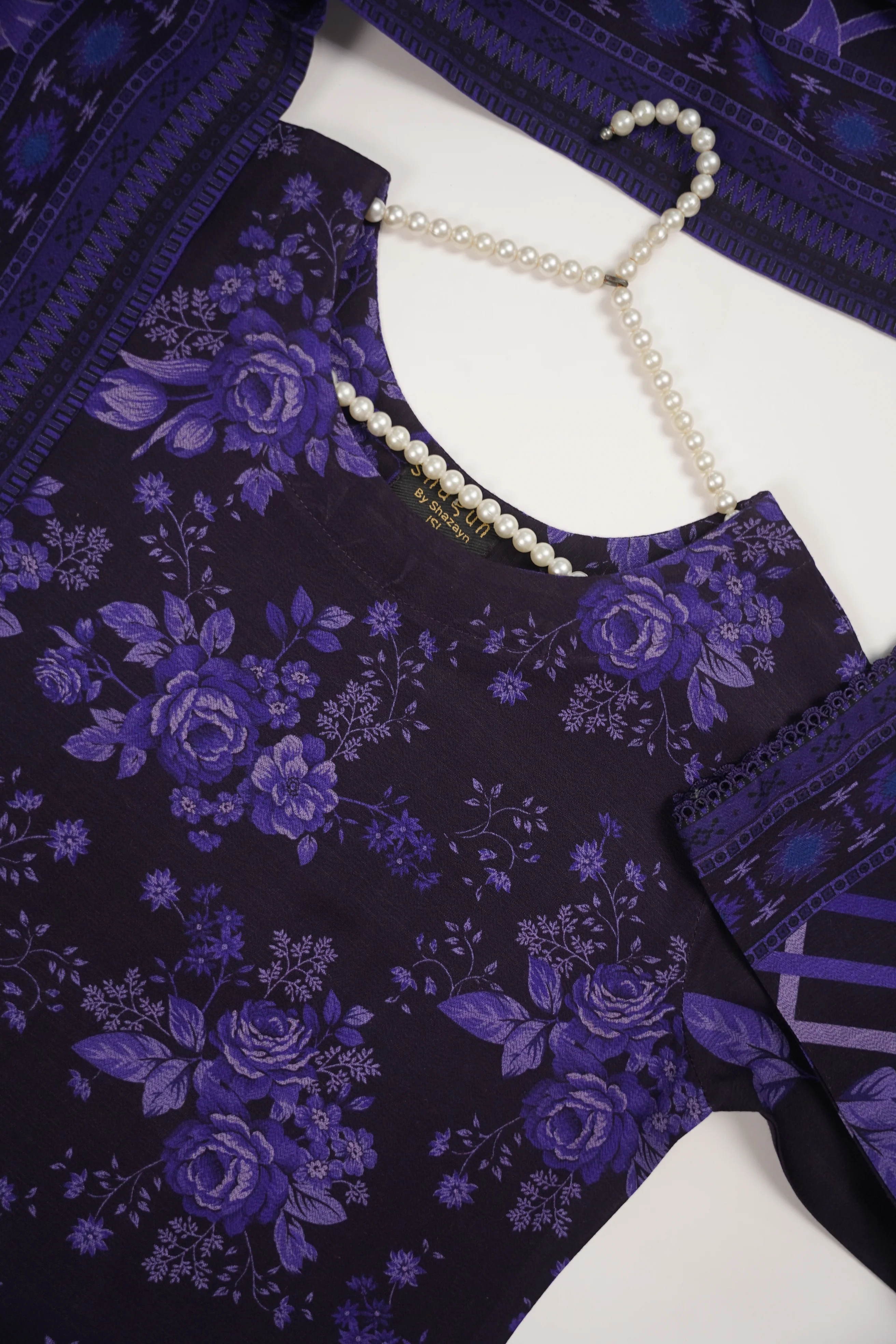 Fiza Maryam Original Designer Marina 3pc VOL 2 DJ-07 - Image 8