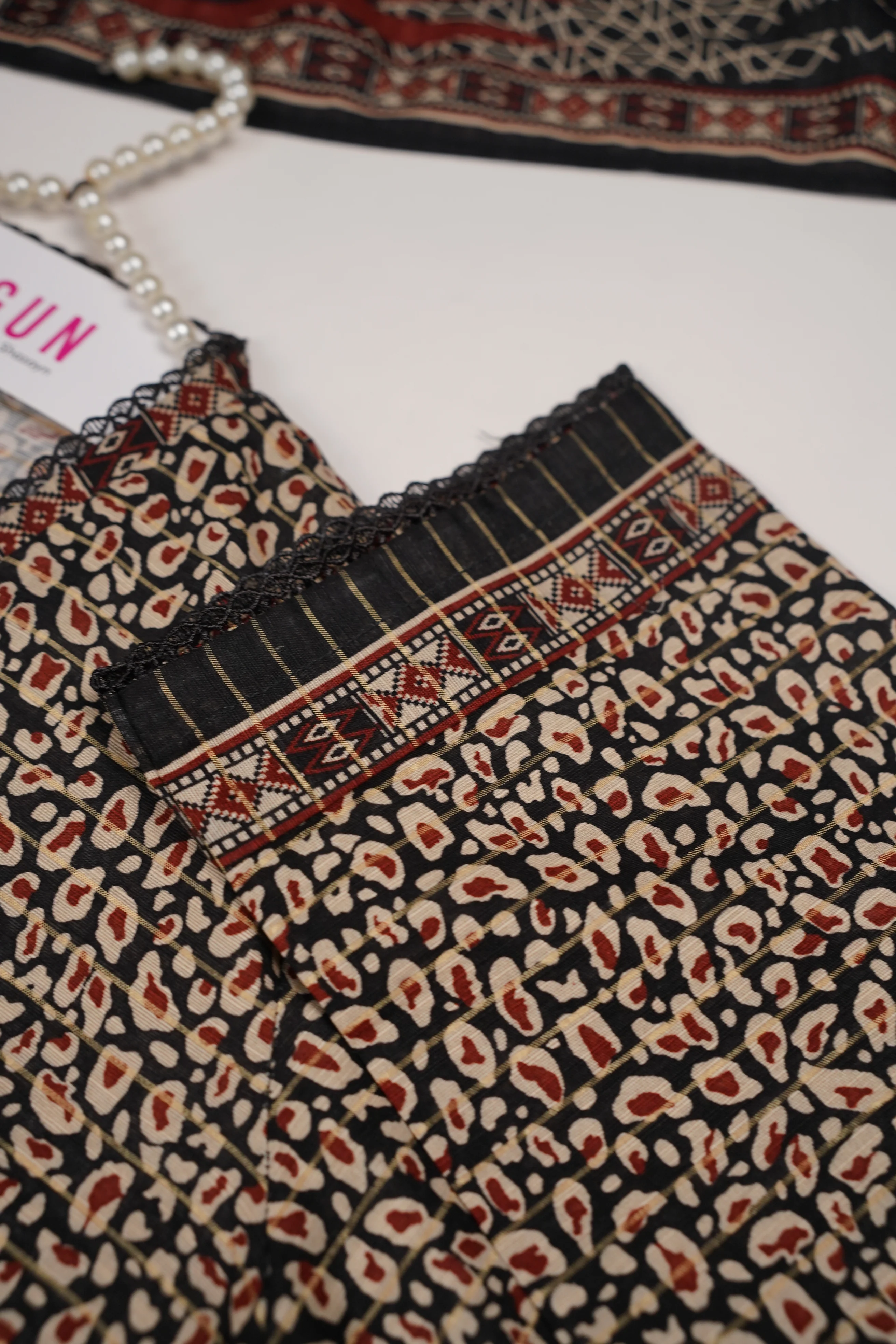 Original Bin Saeed Khaddar 3 PCS Collection RK-06 - Image 4