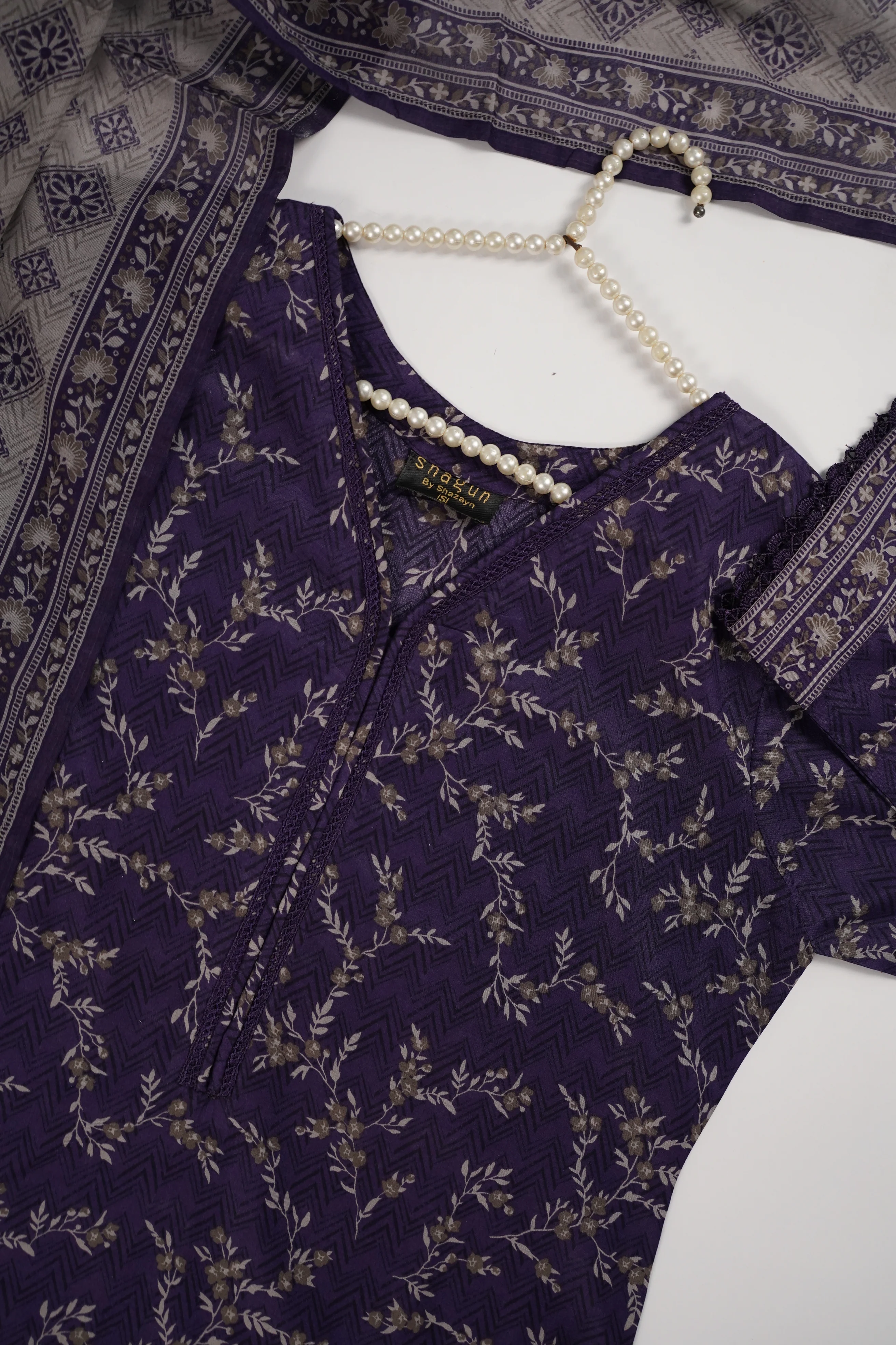 Original Tawakal  Lawn Collection 3pc ZBZ-04 - Image 3