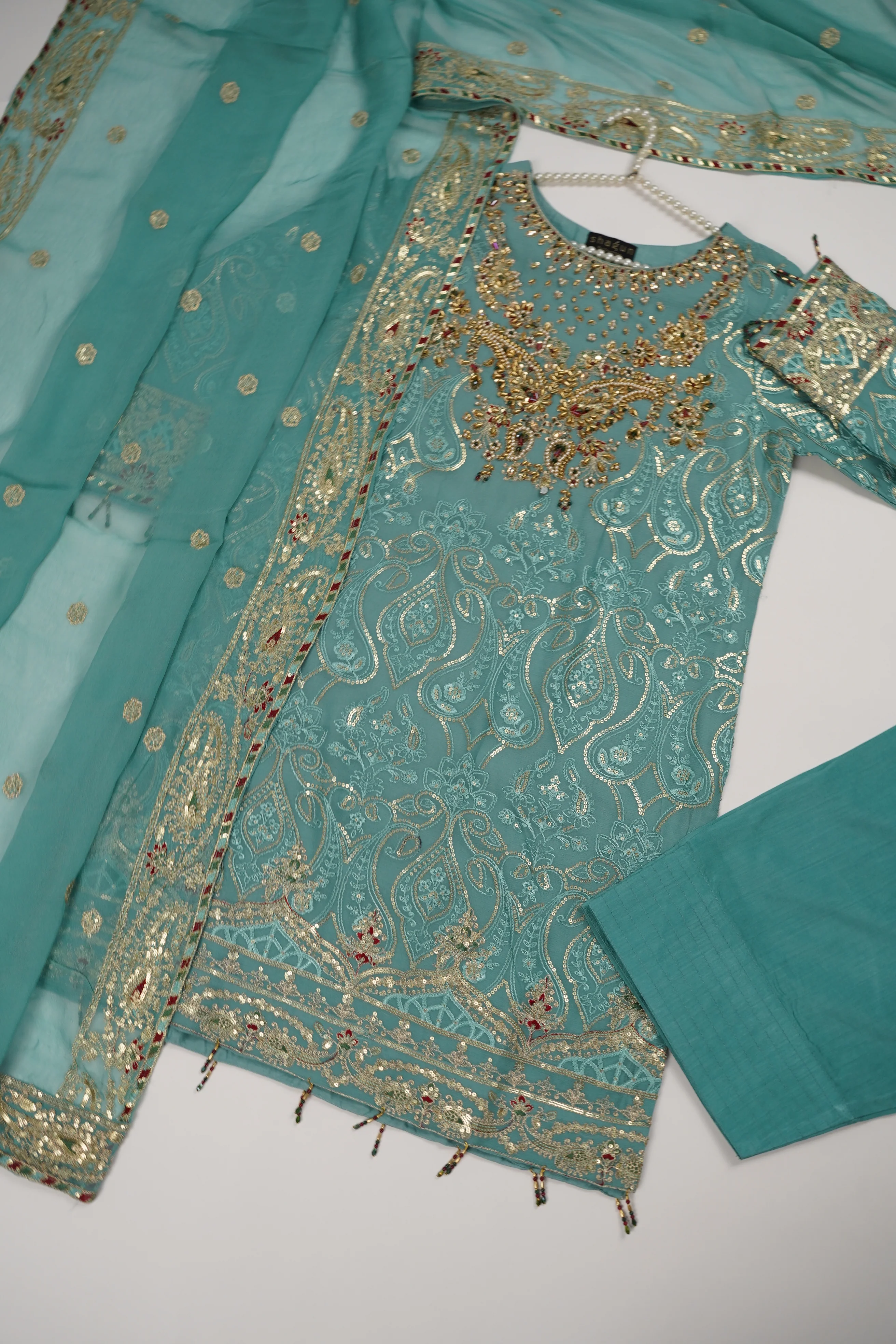 Rang-e-Noor Eid Collection - Farshi ZM-03 - Image 11