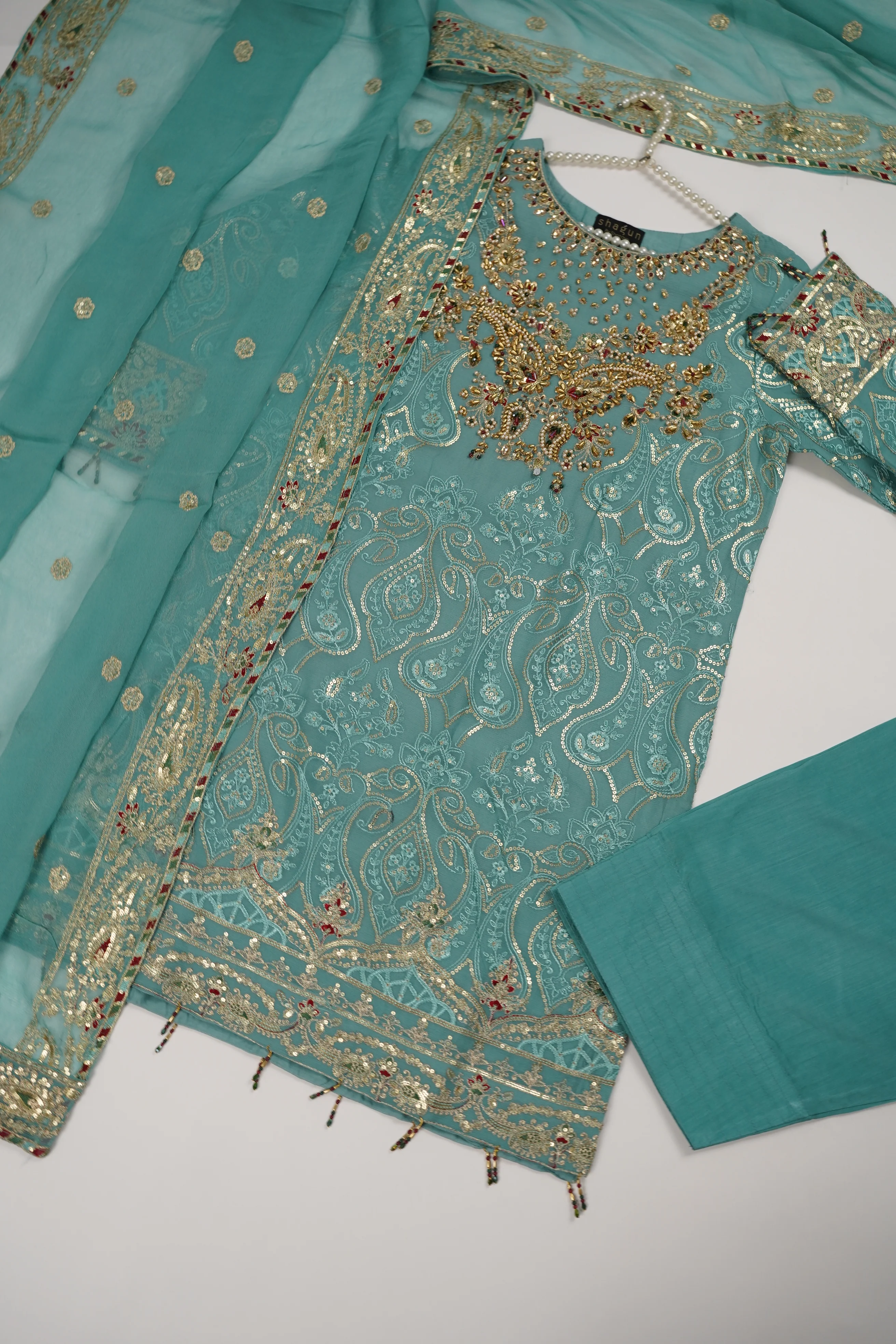 Rang-e-Noor Eid Collection - Farshi ZM-03 - Image 16