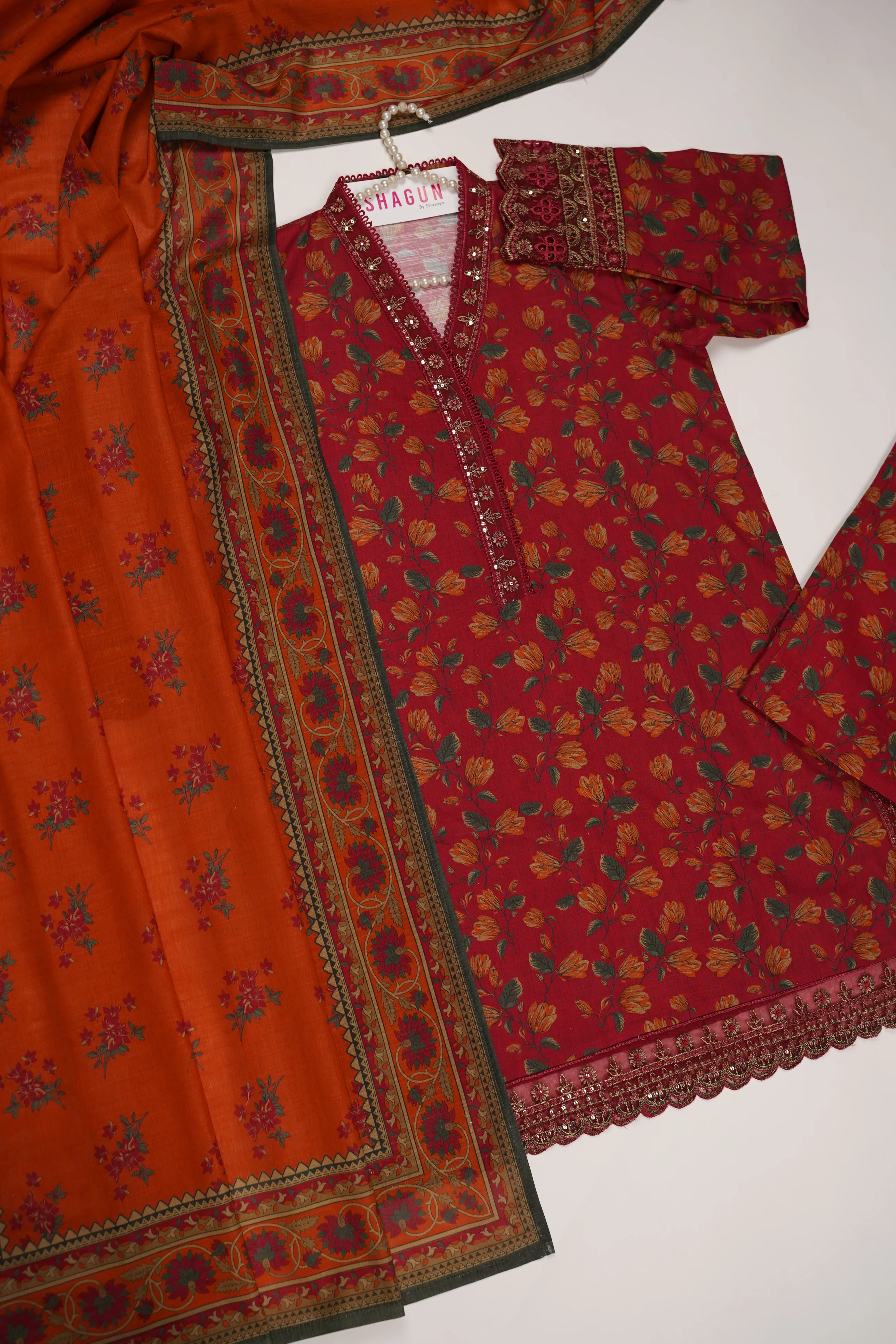 SADA BAHAR Khaddar 3 PCS Collection TK-01 - Image 2