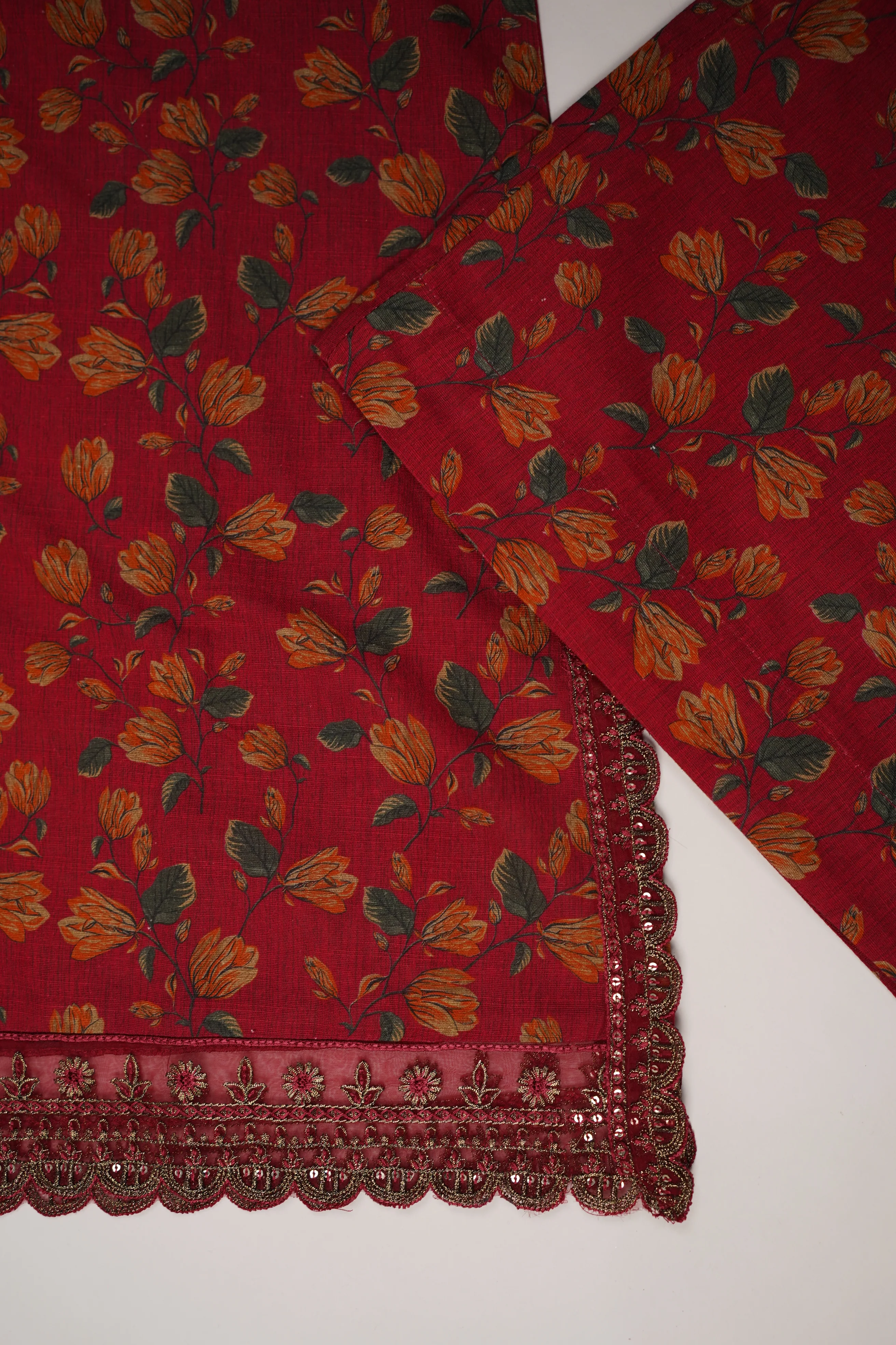SADA BAHAR Khaddar 3 PCS Collection TK-01 - Image 5