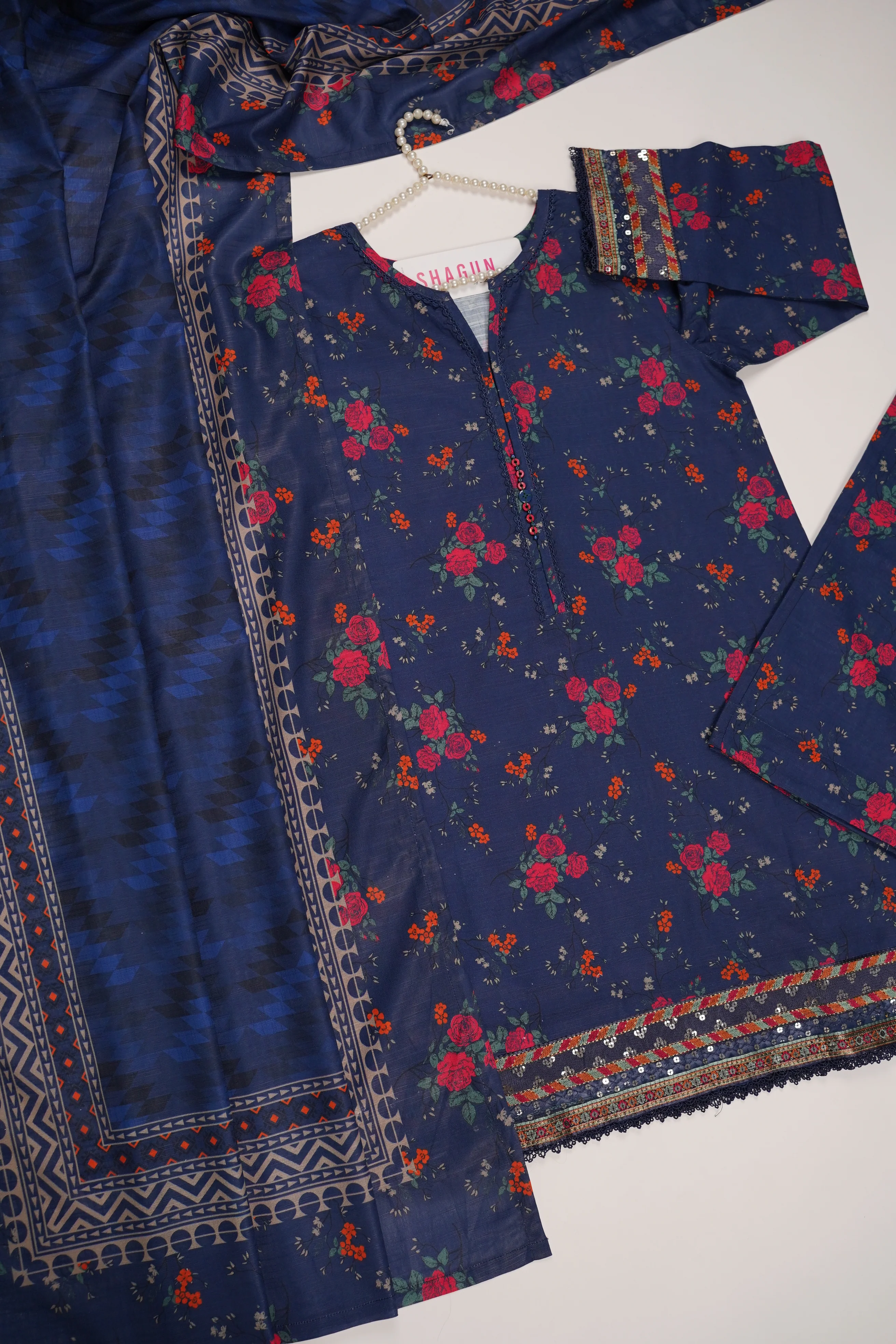 SADA BAHAR Khaddar 3 PCS Collection TK-04 - Image 2