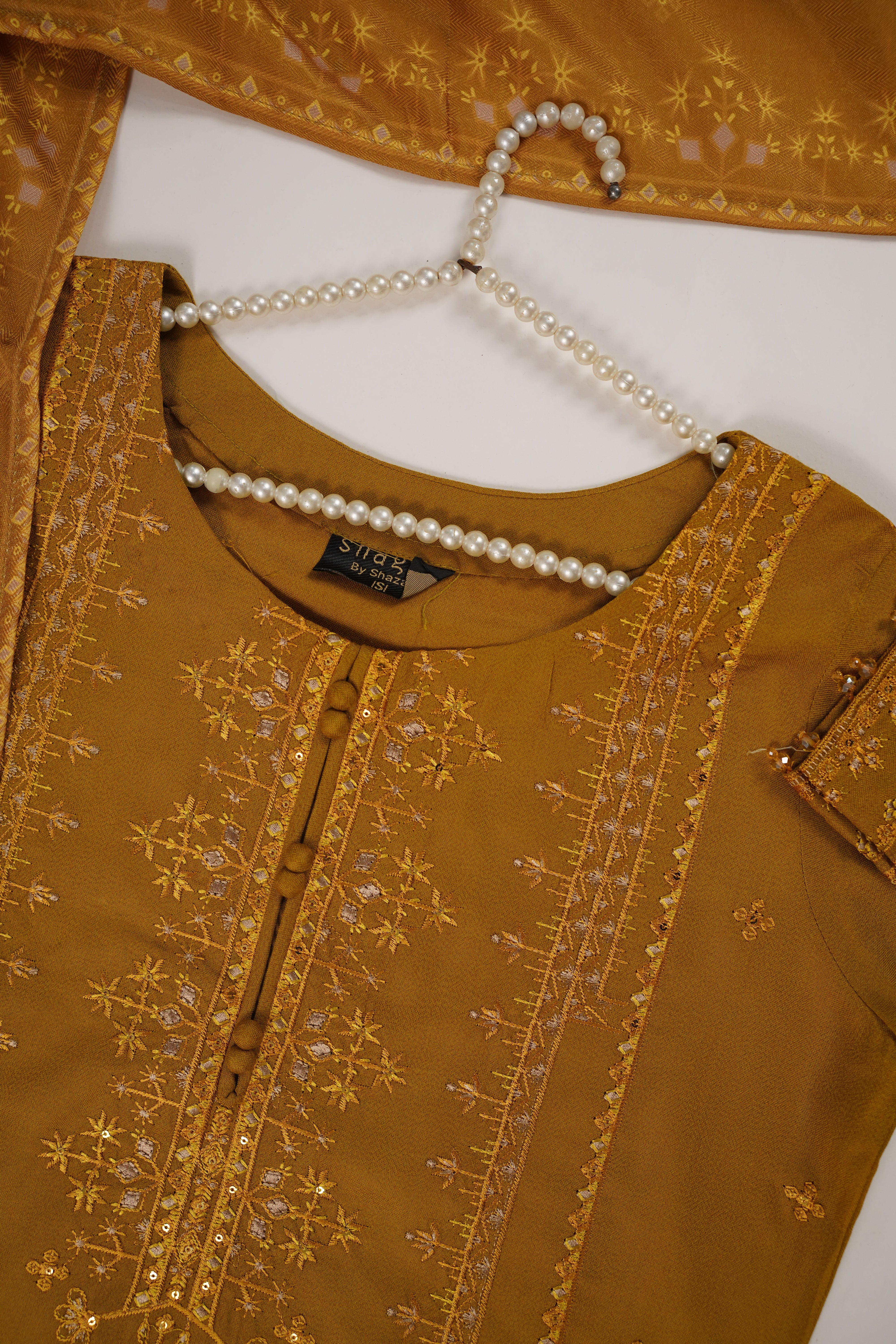 Shagun Exclusive Embroidery Eid Collection BF-05 - Image 3