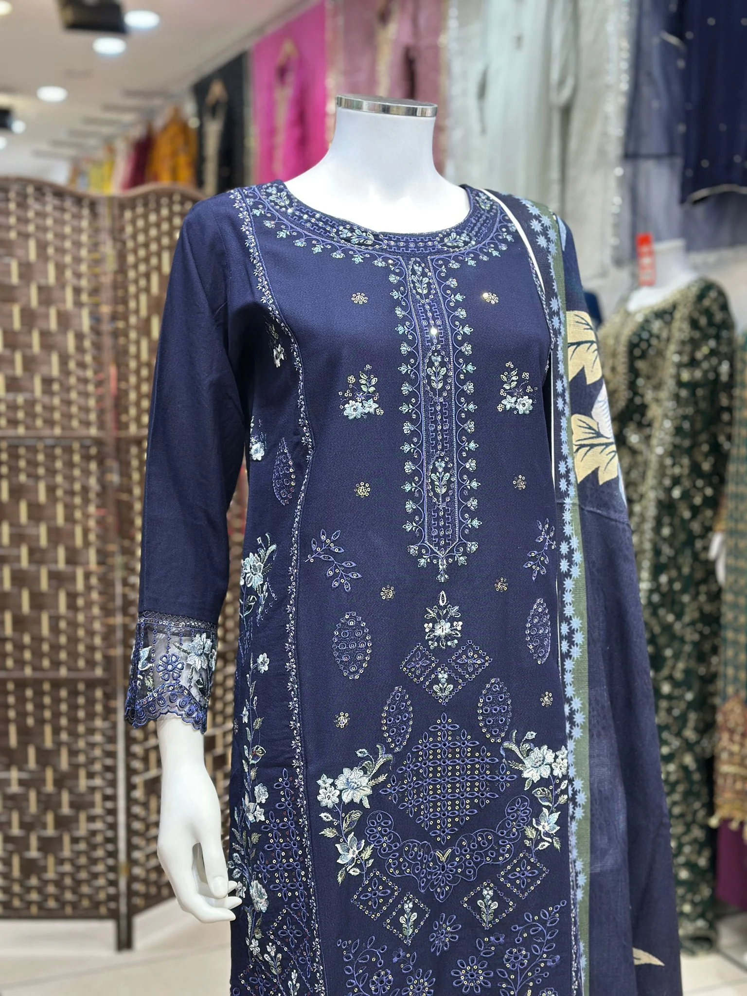 Shagun Exclusive Embroidery Collection ZT-01 - Image 4