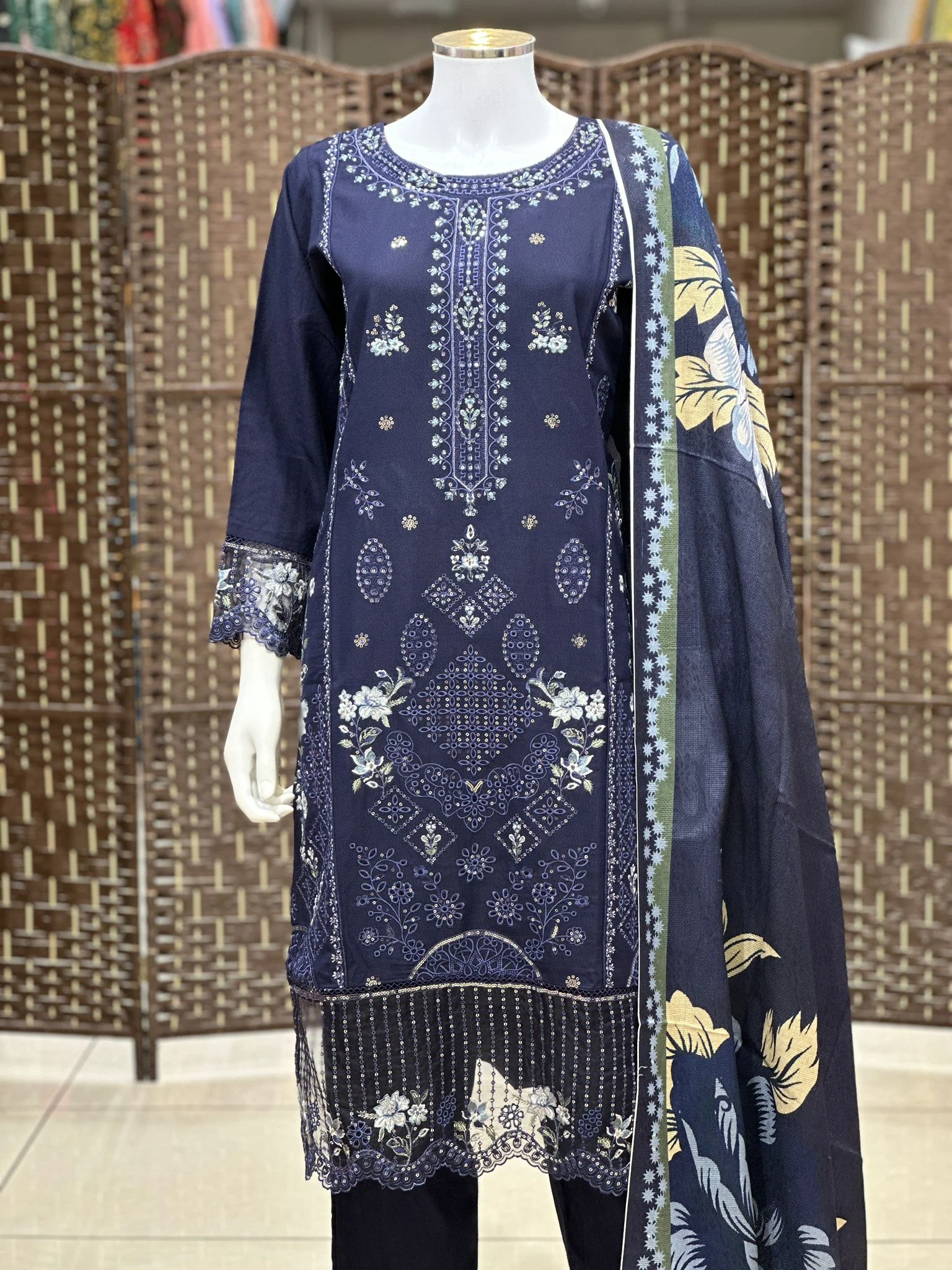 Shagun Exclusive Embroidery Collection ZT-01 - Image 5