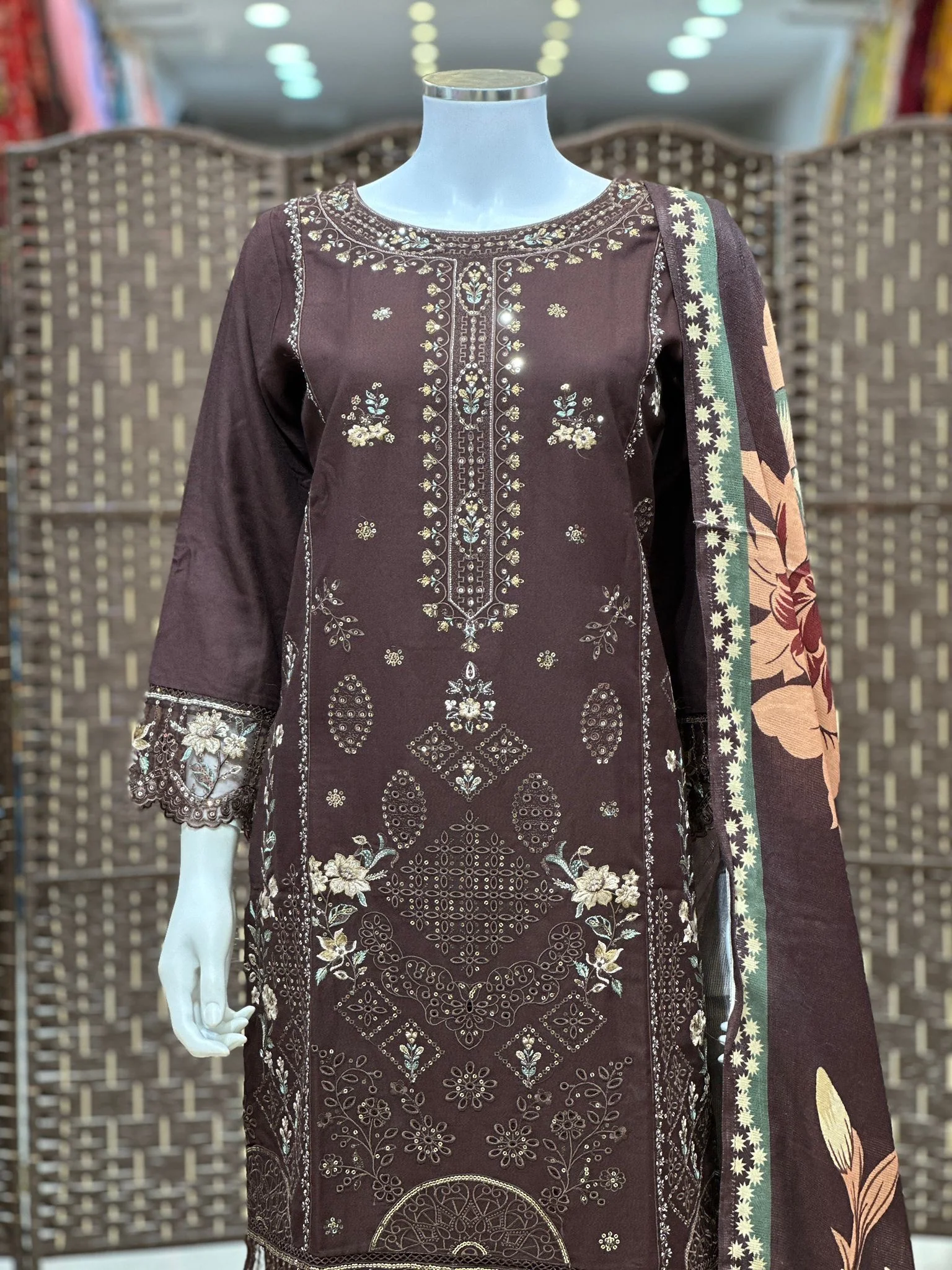 Shagun Exclusive Embroidery Collection ZT-02 - Image 2