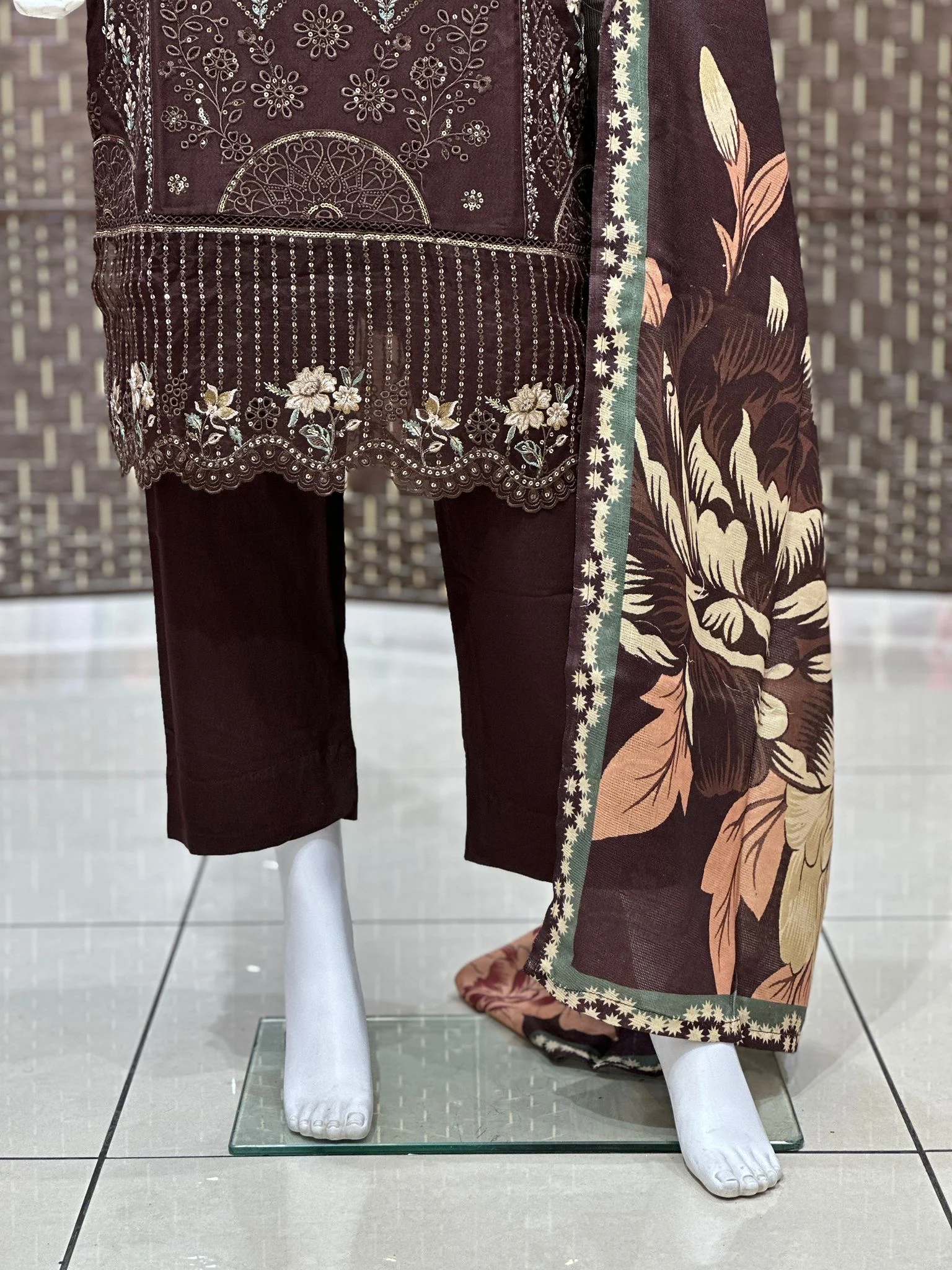 Shagun Exclusive Embroidery Collection ZT-02 - Image 5