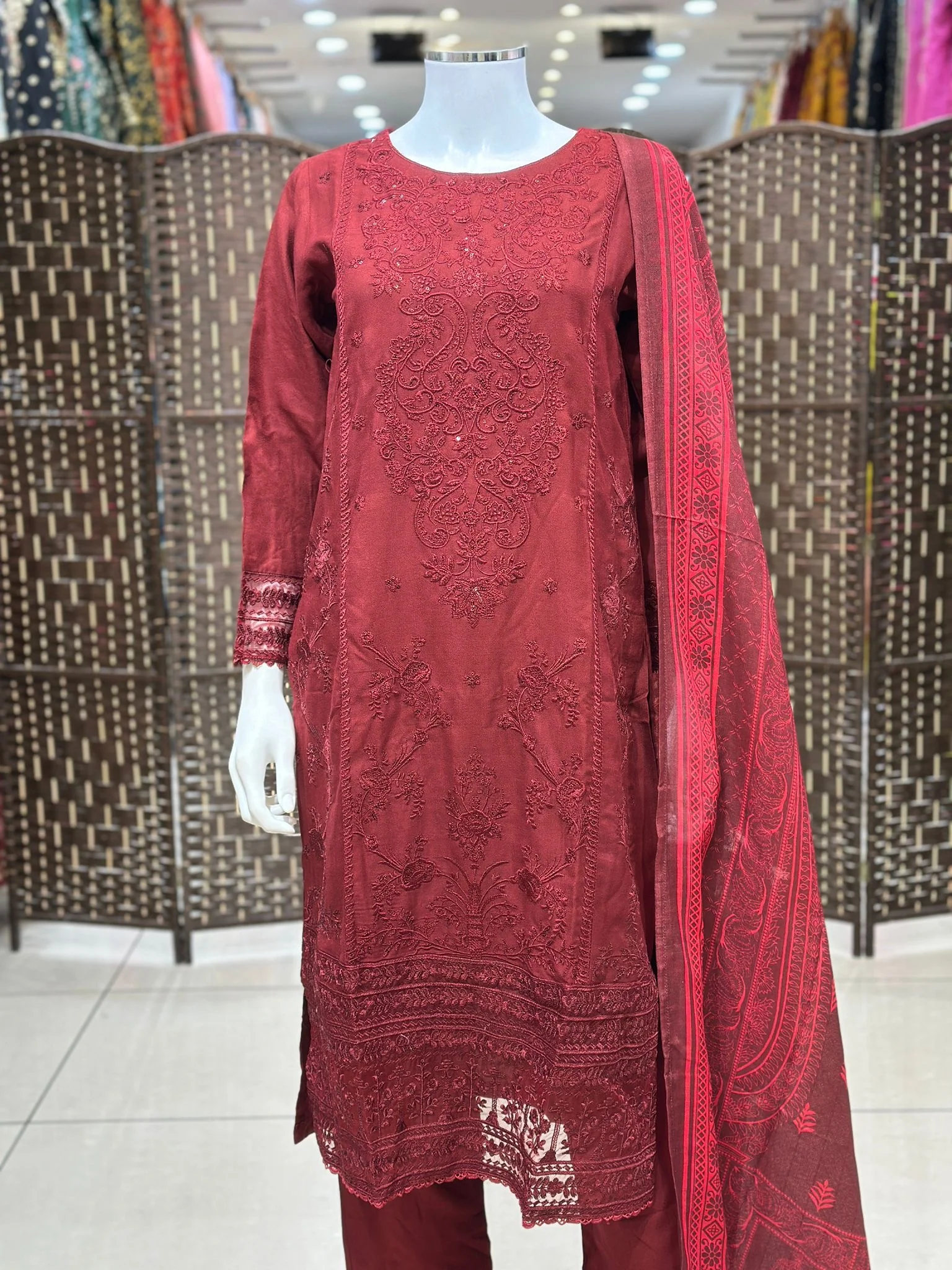 Shagun Exclusive Embroidery Collection ZT-03 - Image 4