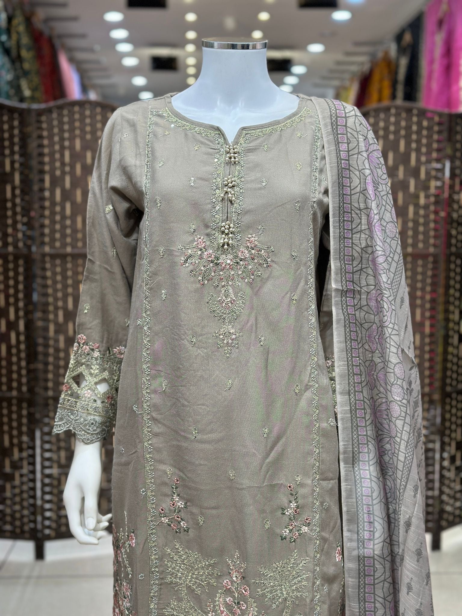 Shagun Exclusive Embroidery Collection ZT-07 - Image 2