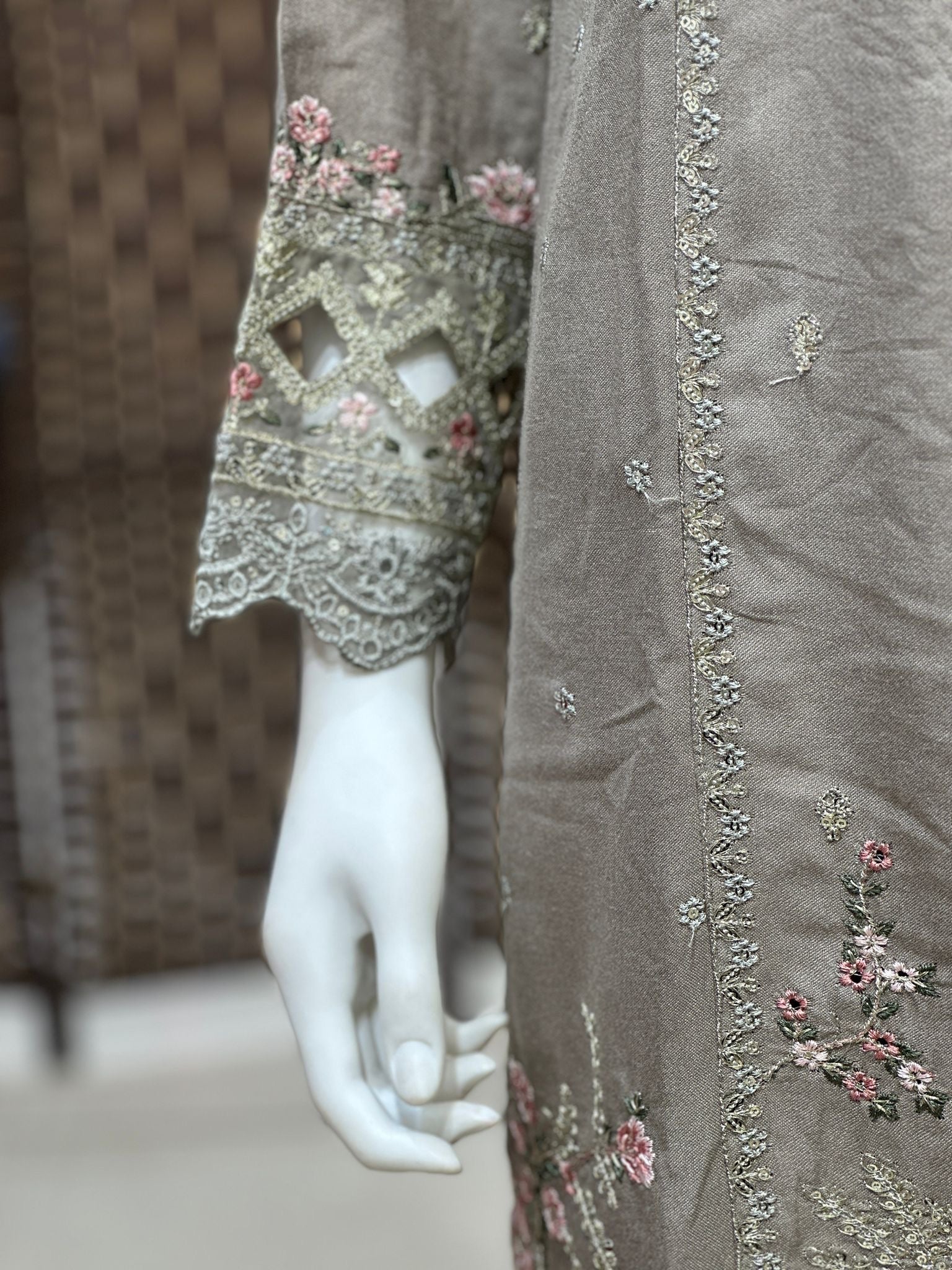 Shagun Exclusive Embroidery Collection ZT-07 - Image 5