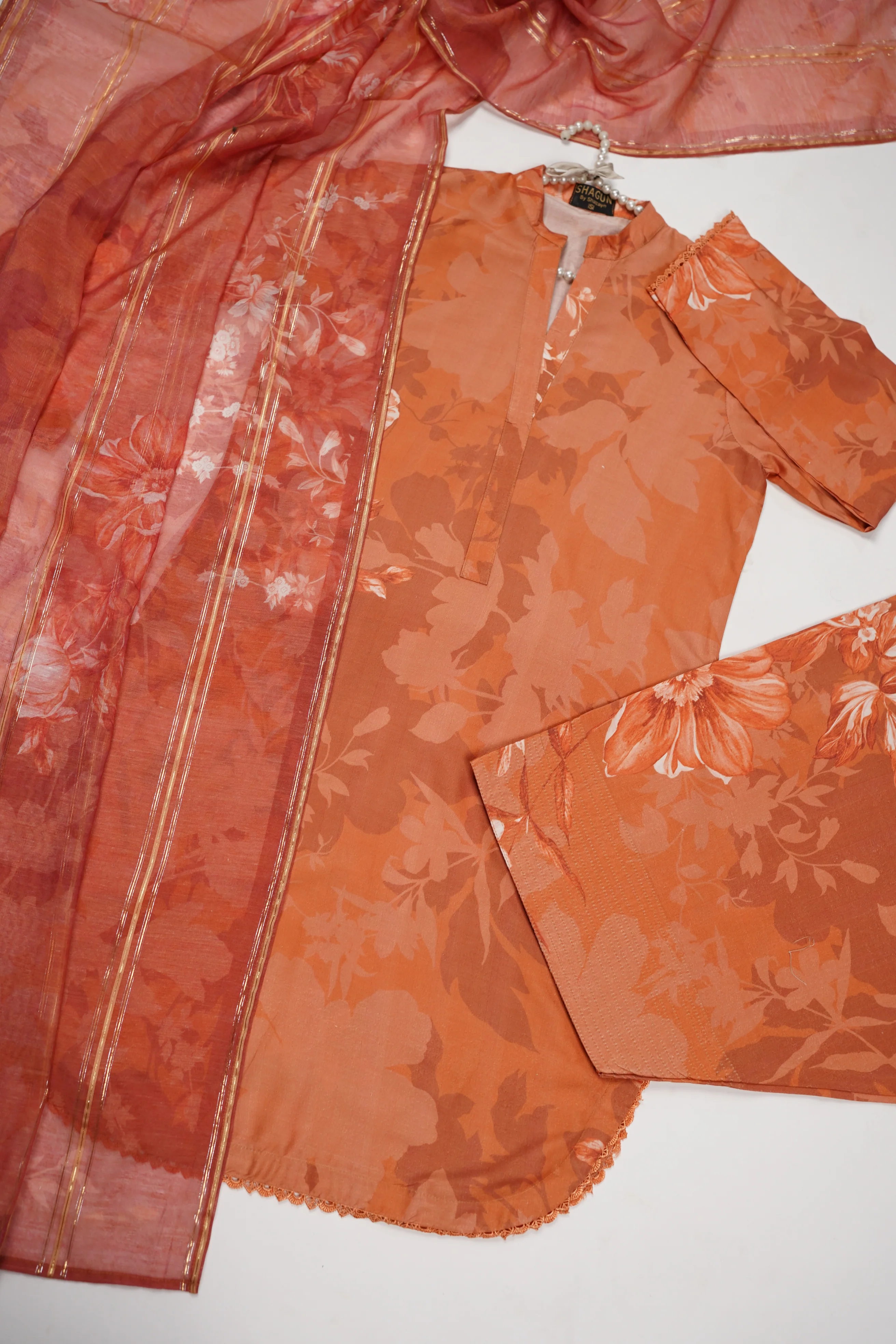Shagun exclusive Farshi shalwar Linen collection 2025 NB-001 - Image 19