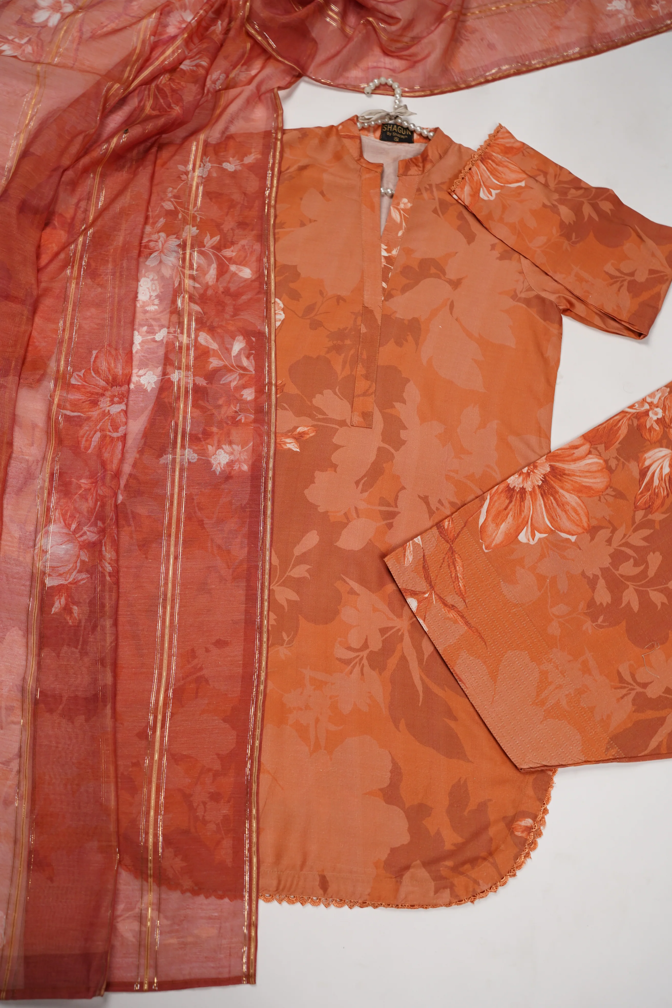 Shagun exclusive Farshi shalwar Linen collection 2025 NB-001 - Image 20