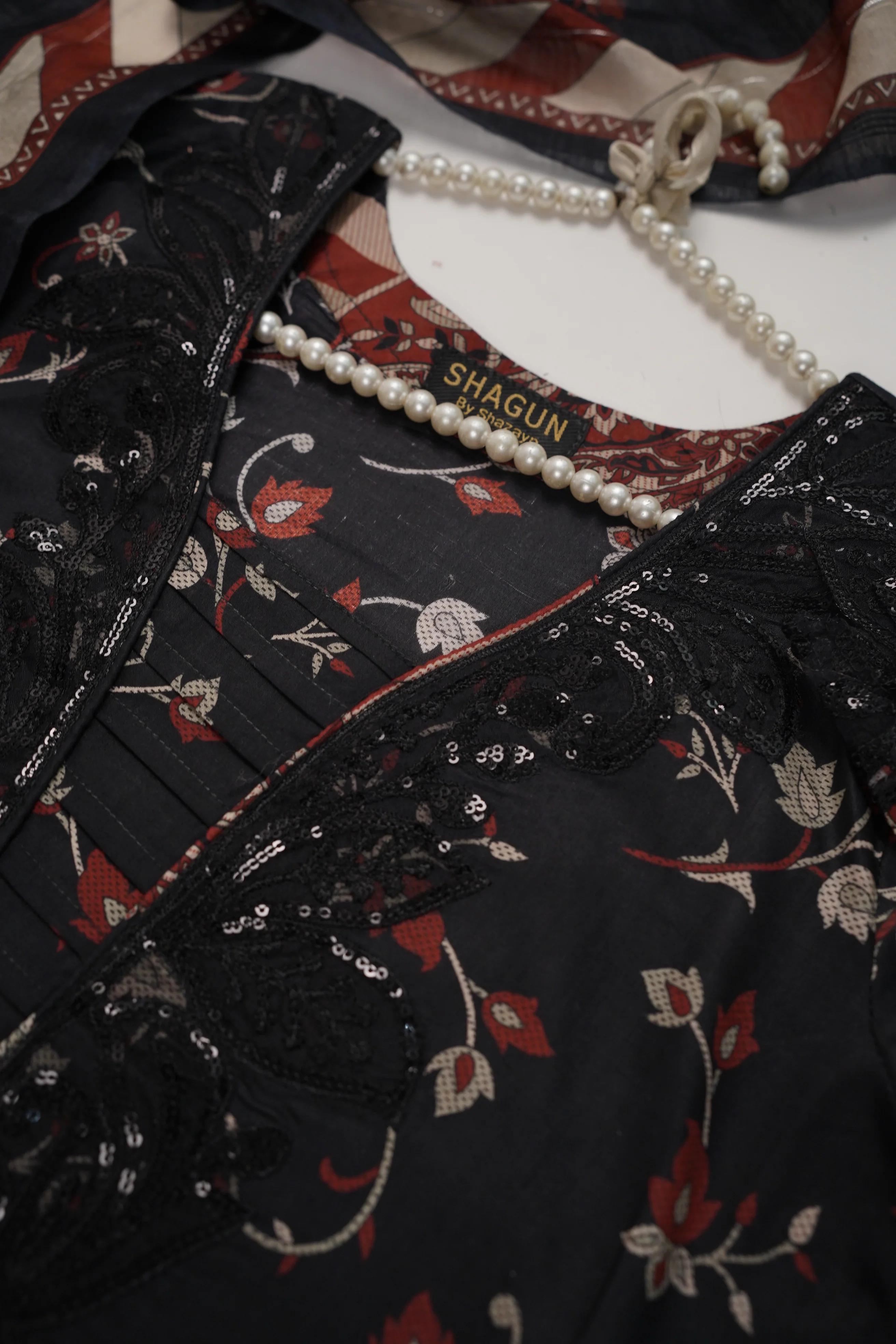 Shagun Exclusive Maria b Inspired Lawn Eid Collection 2025 MS-001 - Image 3
