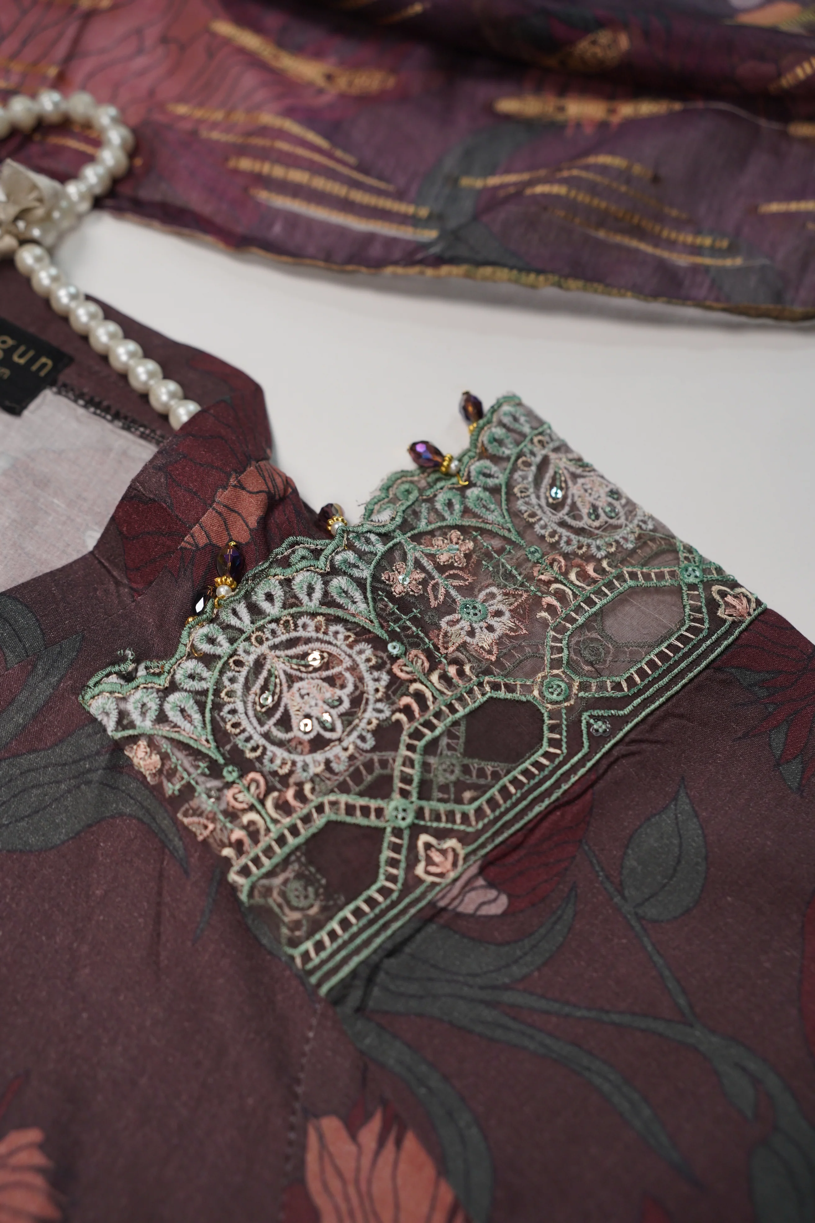 Shagun exclusive linen Winter Collection MH-003 - Image 4