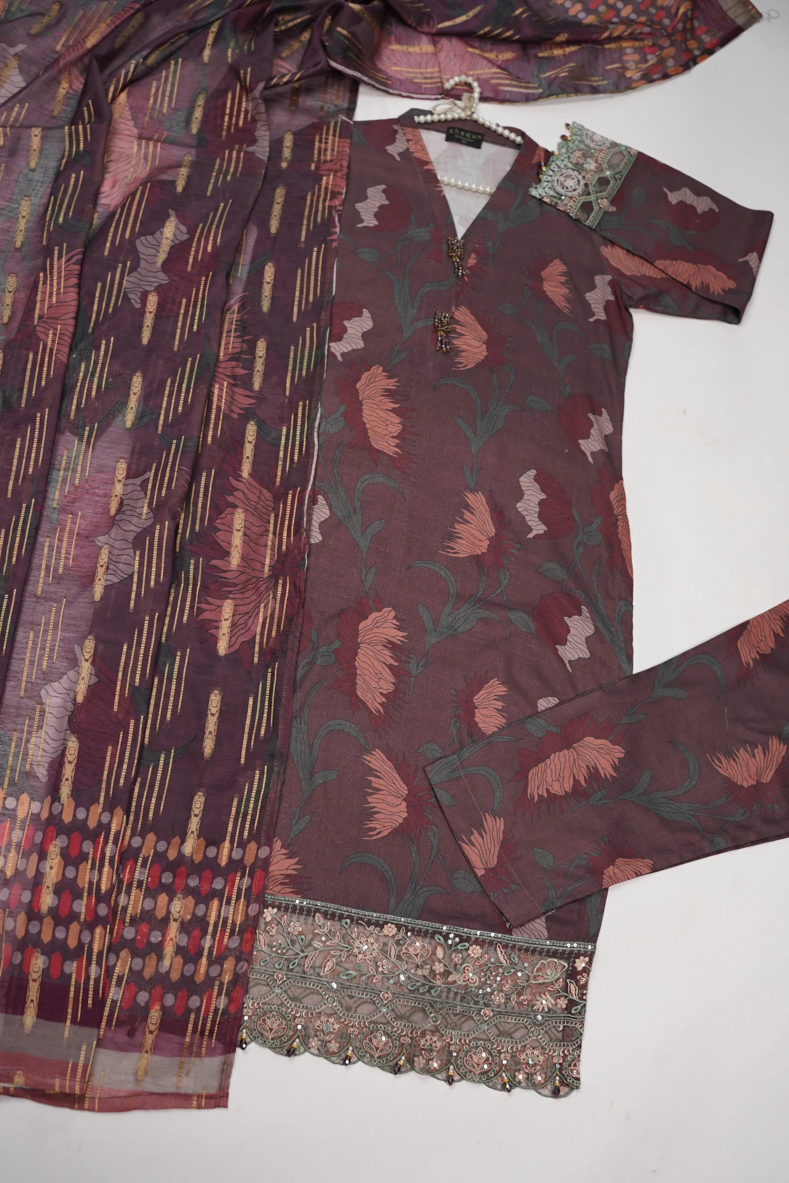 Shagun exclusive linen Winter Collection MH-003 - Image 7