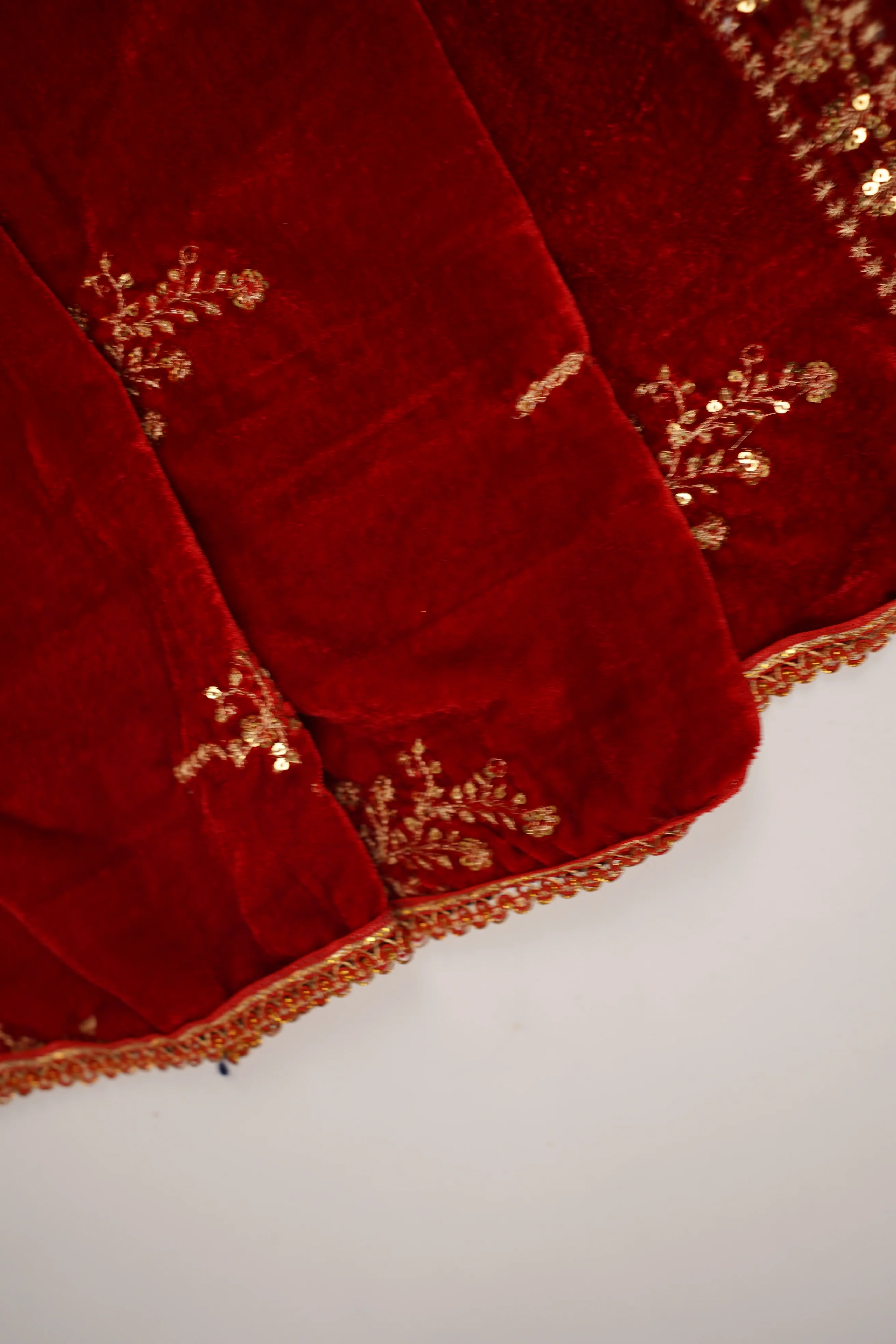 Shagun Linen Collection With Velvet Shawl YT-01 - Image 7