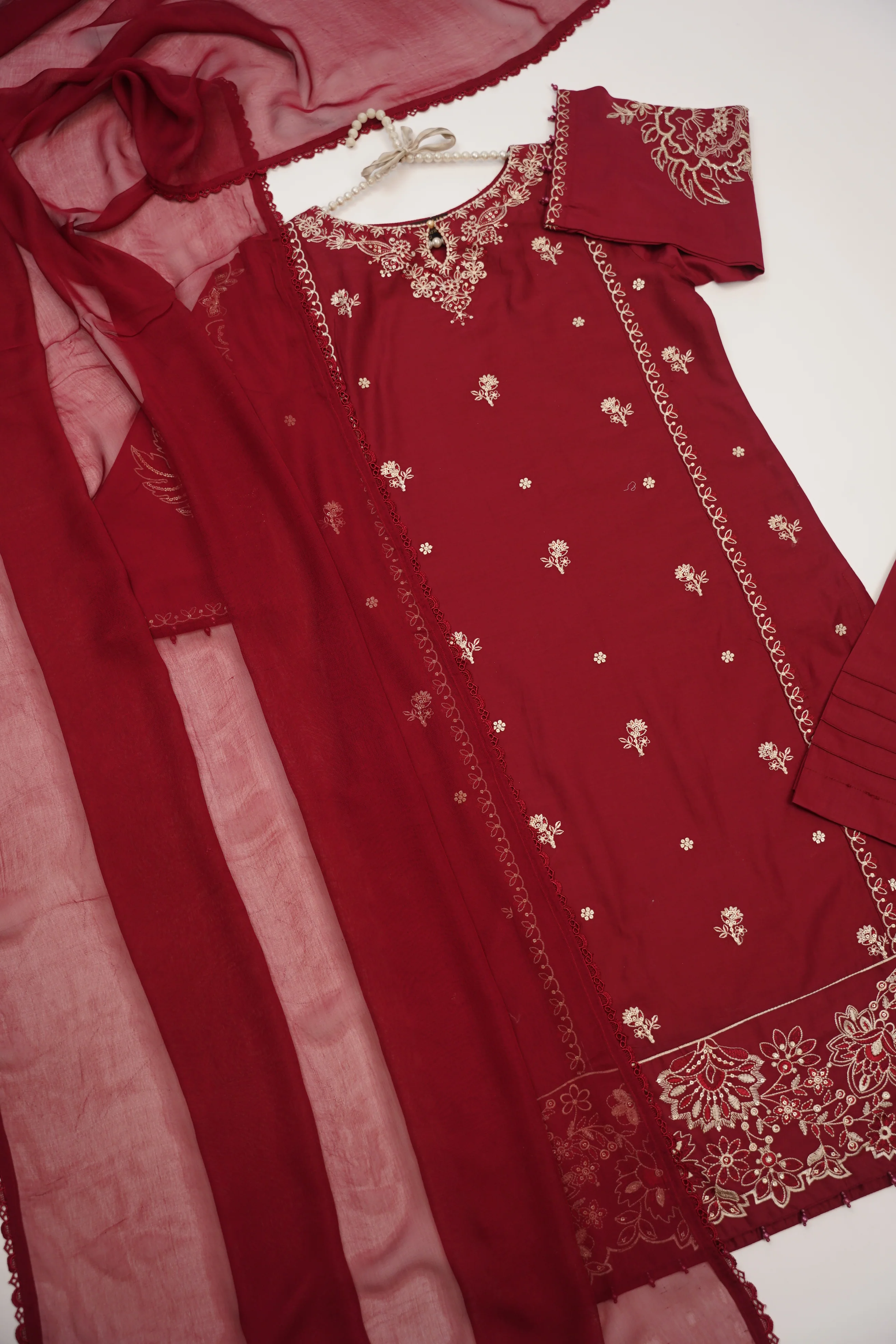 shagun exclusive plazo trouser lawn collection vol 2 HD-03 - Image 11