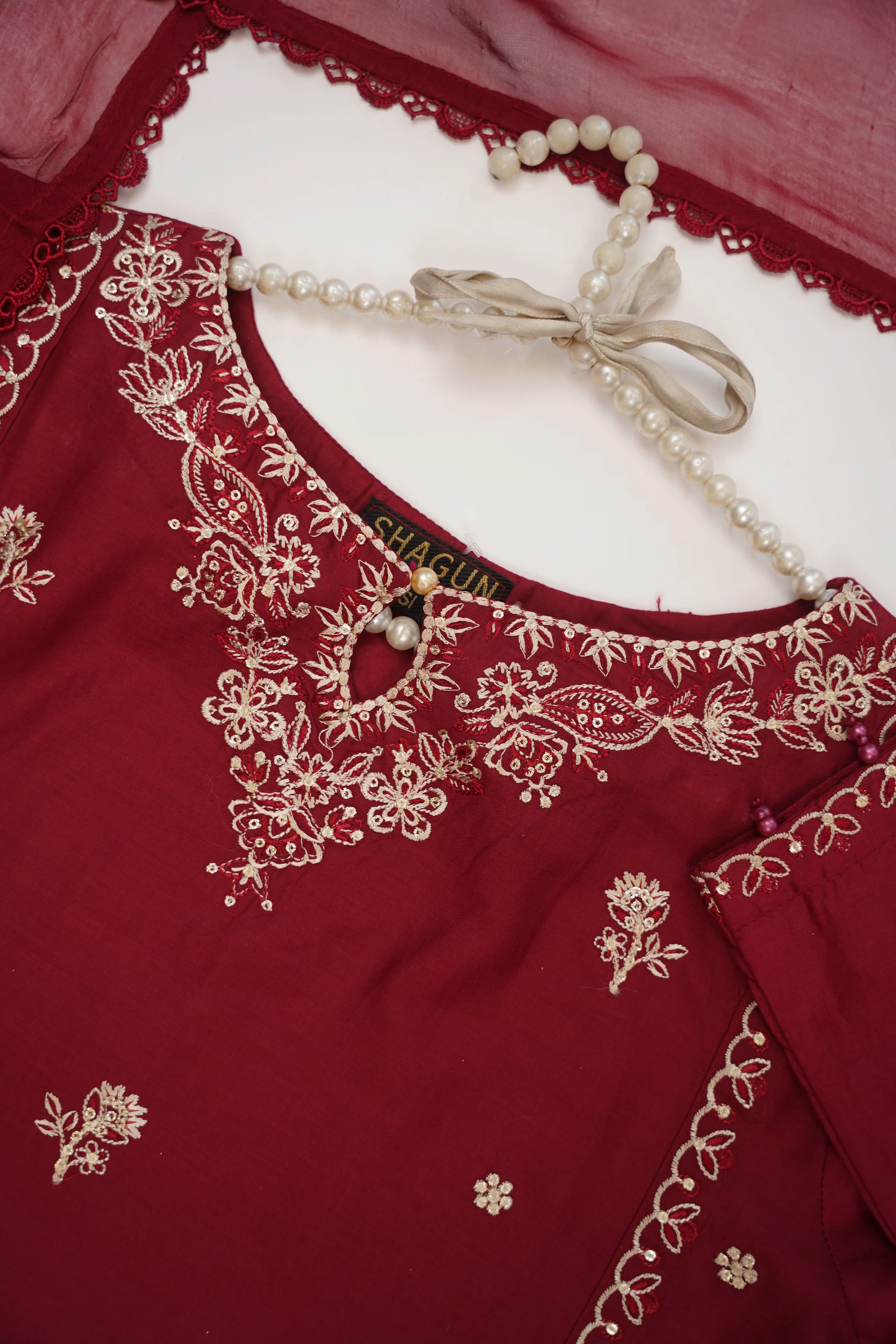 shagun exclusive plazo trouser lawn collection vol 2 HD-03 - Image 7