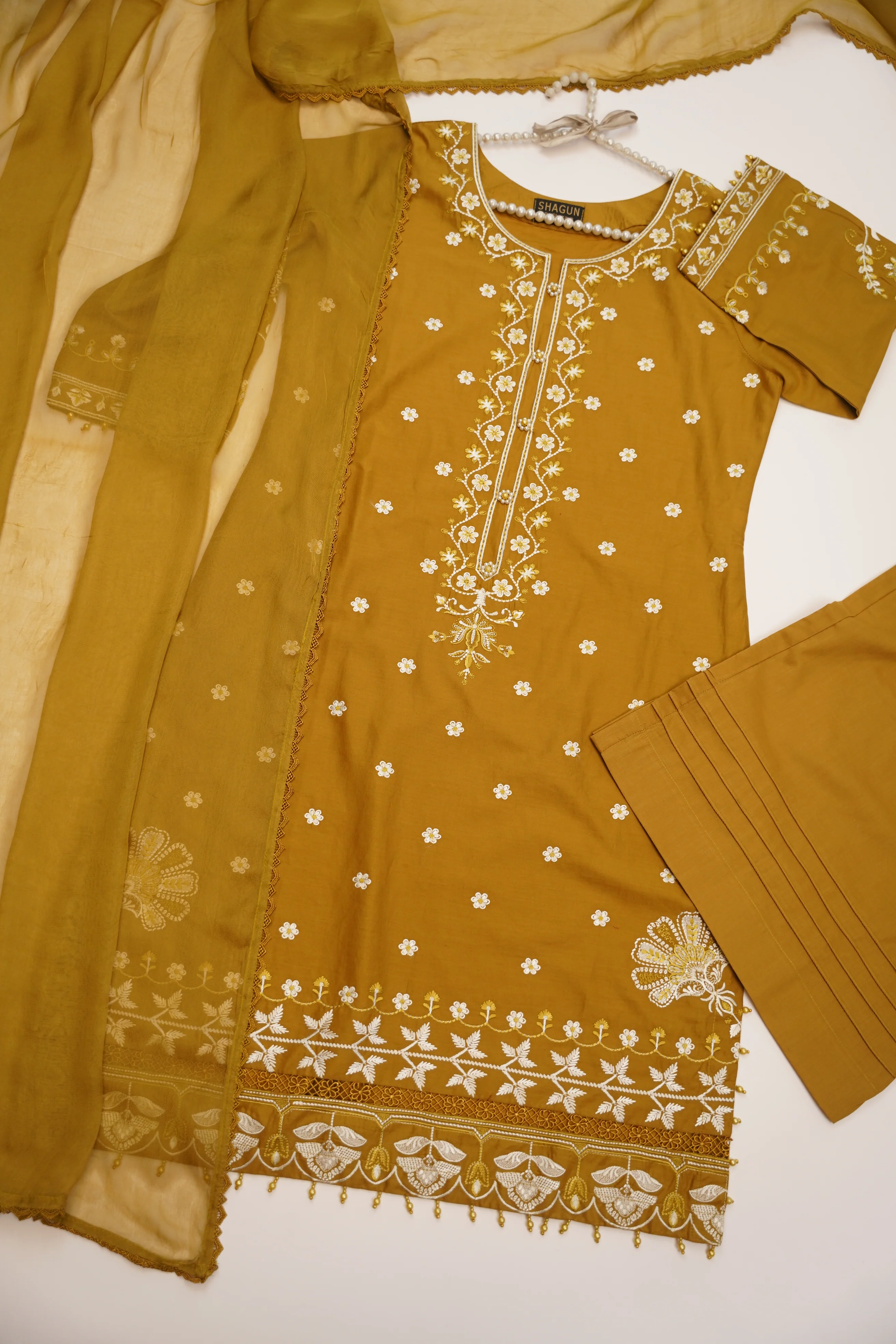 shagun exclusive plazo trouser lawn collection vol 2 HD-02 - Image 12