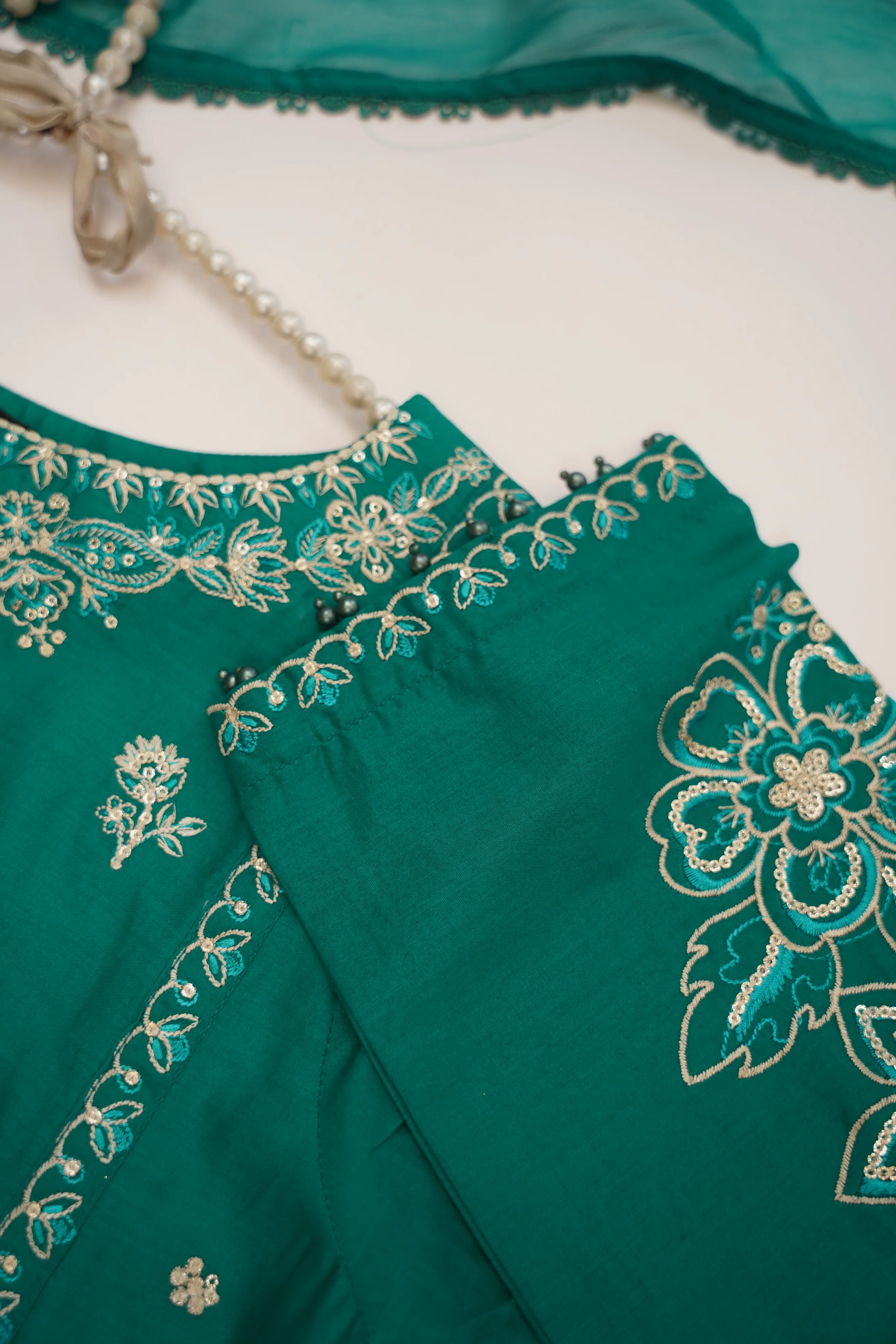 shagun exclusive plazo trouser lawn collection vol 2 HD-04 - Image 4
