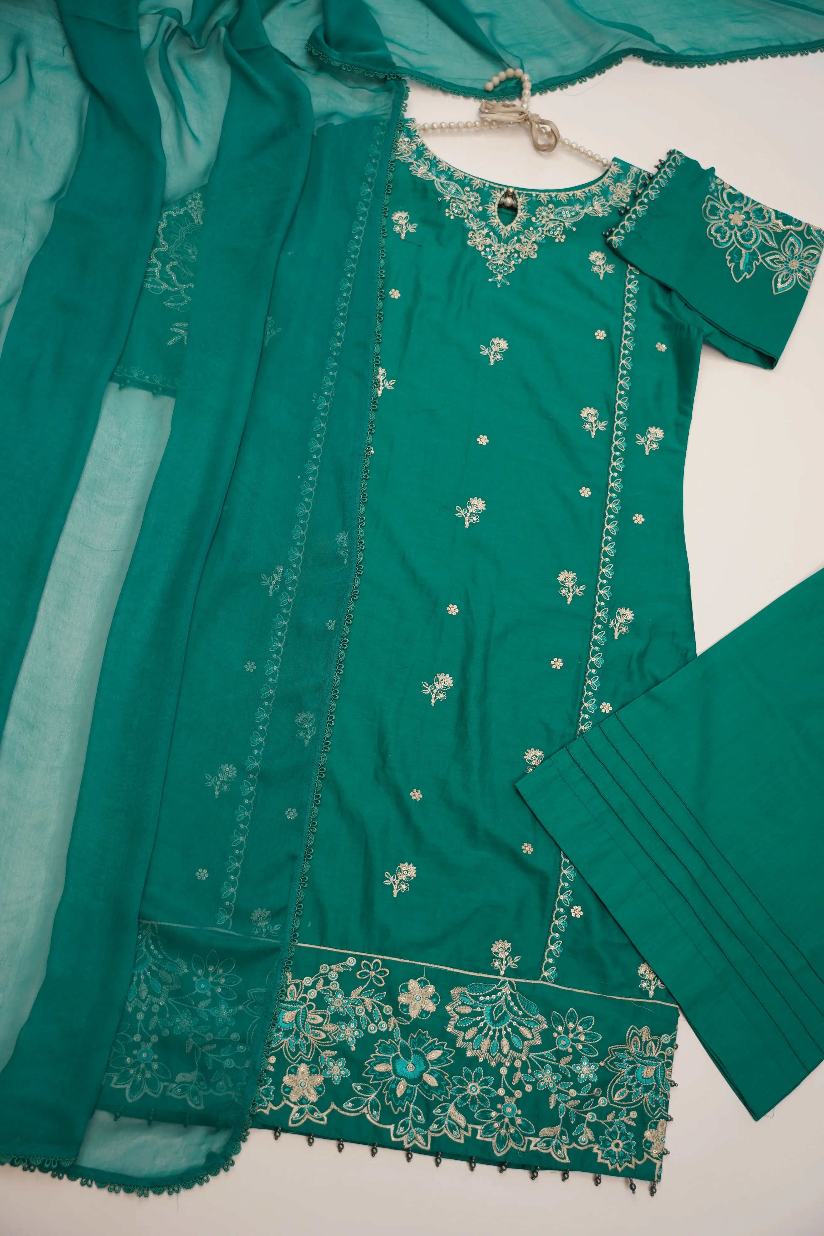 shagun exclusive plazo trouser lawn collection vol 2 HD-04 - Image 7
