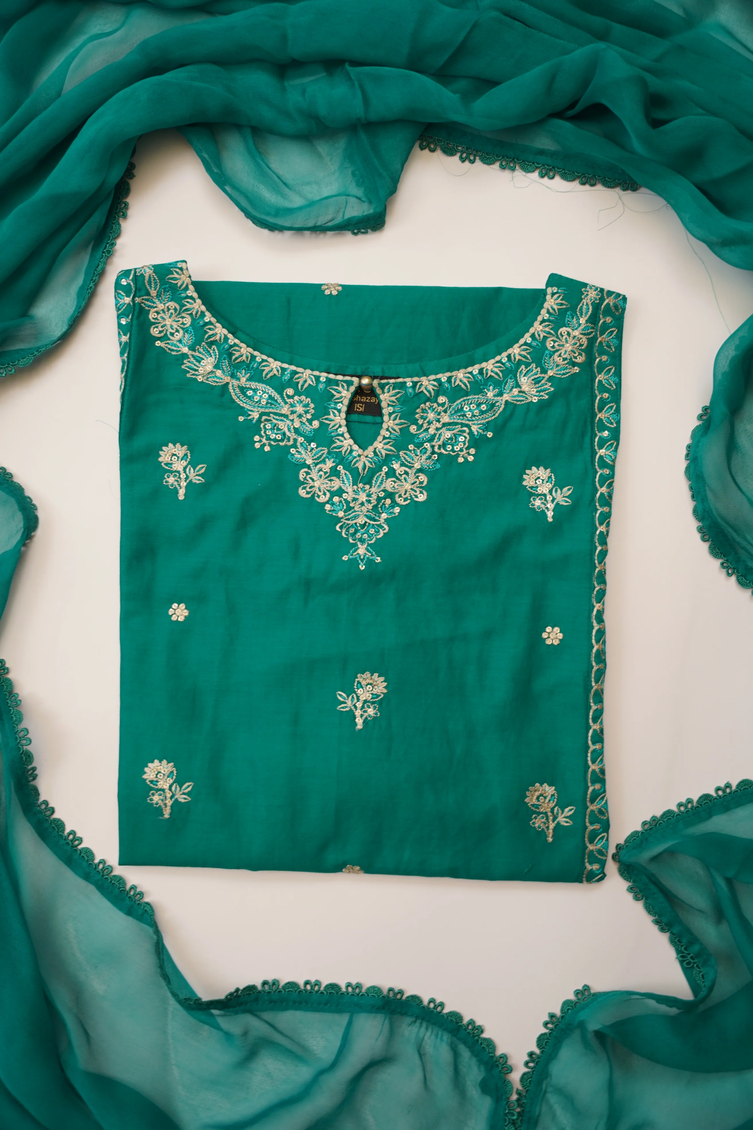shagun exclusive plazo trouser lawn collection vol 2 HD-04 - Image 9