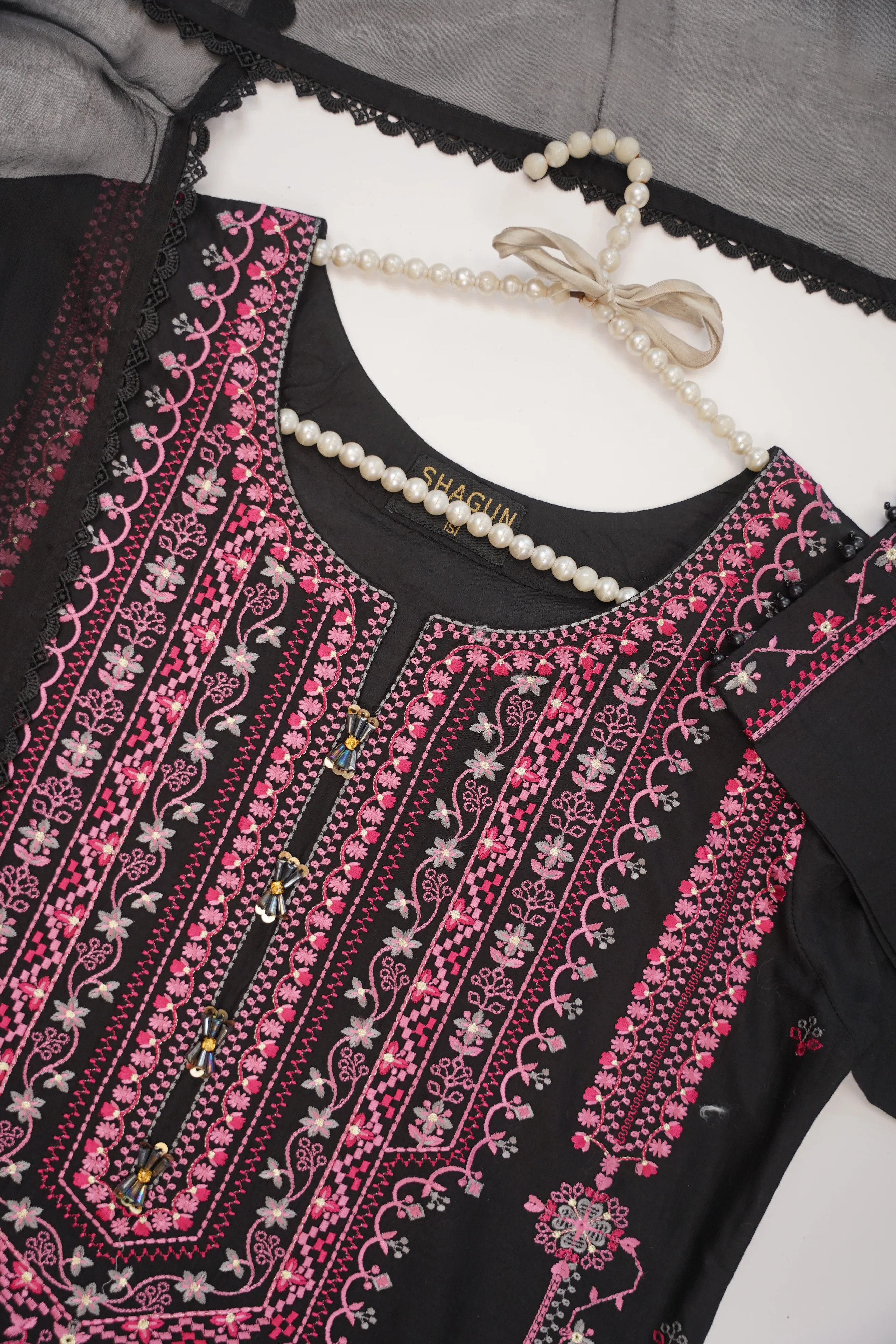 shagun exclusive plazo trouser lawn collection vol 2 HD-05 - Image 3