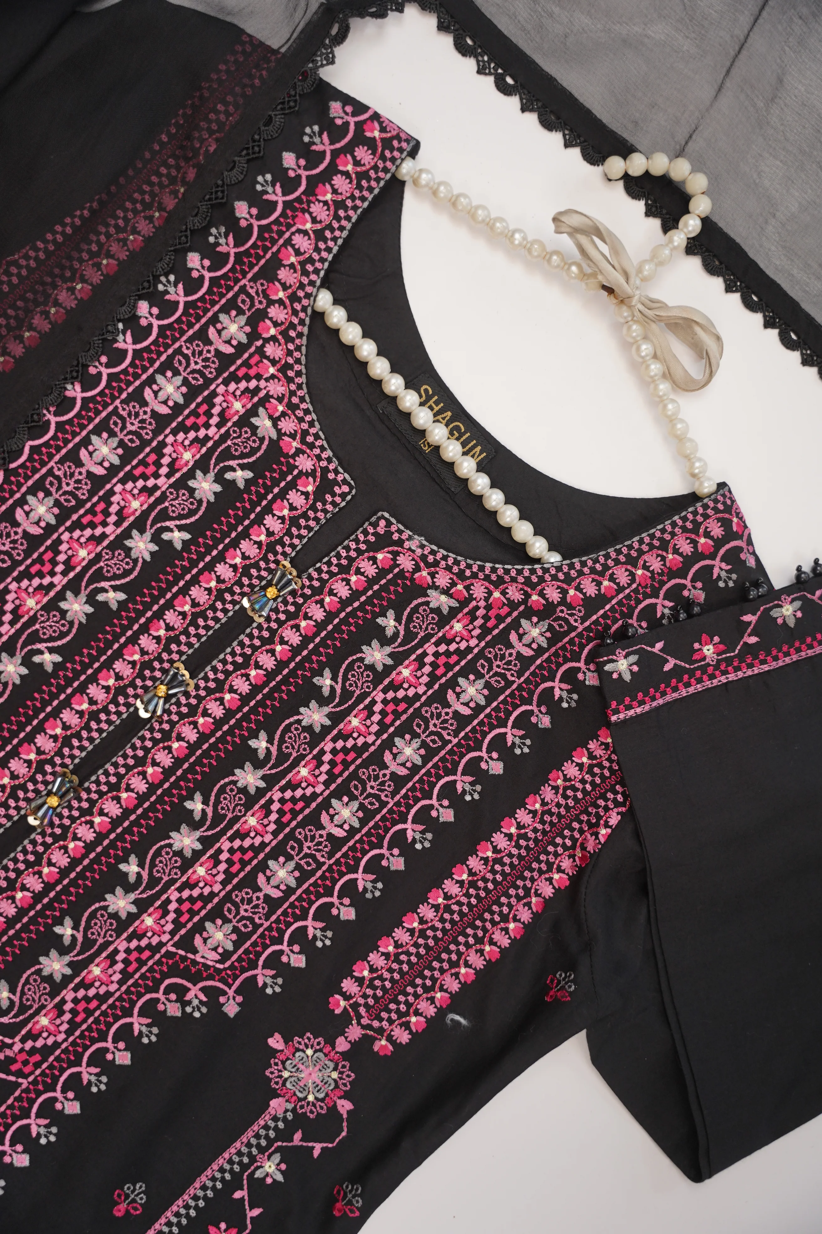 shagun exclusive plazo trouser lawn collection vol 2 HD-05 - Image 7