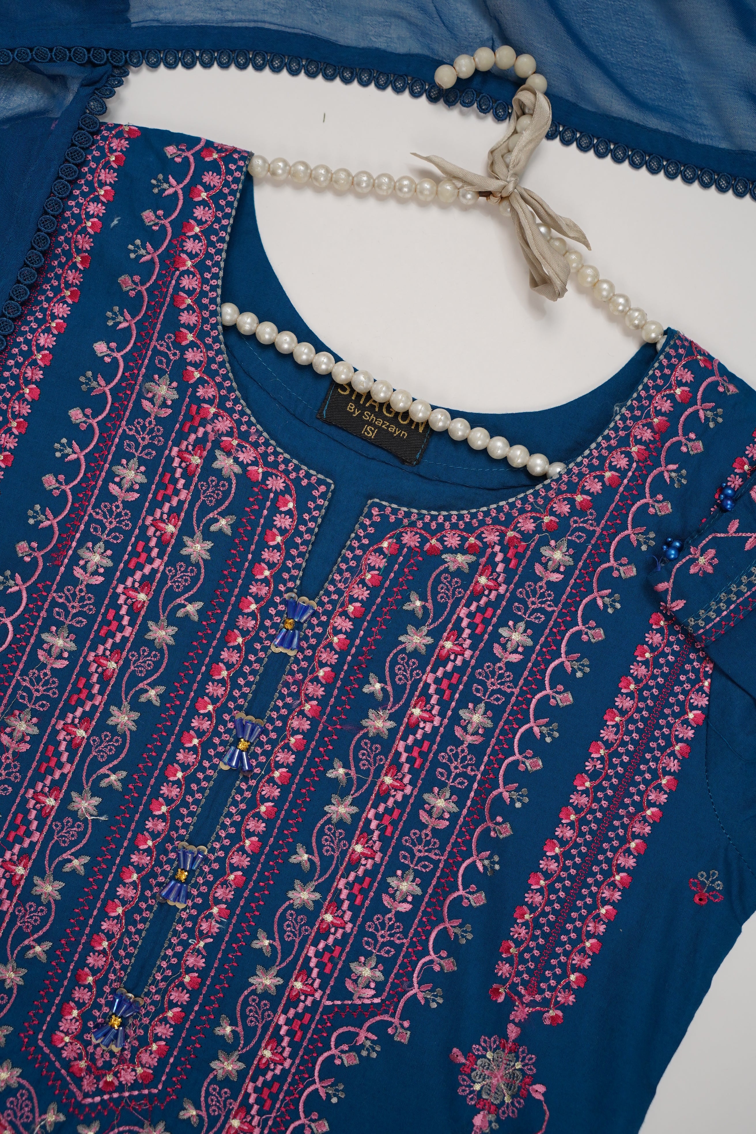 shagun exclusive plazo trouser lawn collection vol 2 HD-07 - Image 3