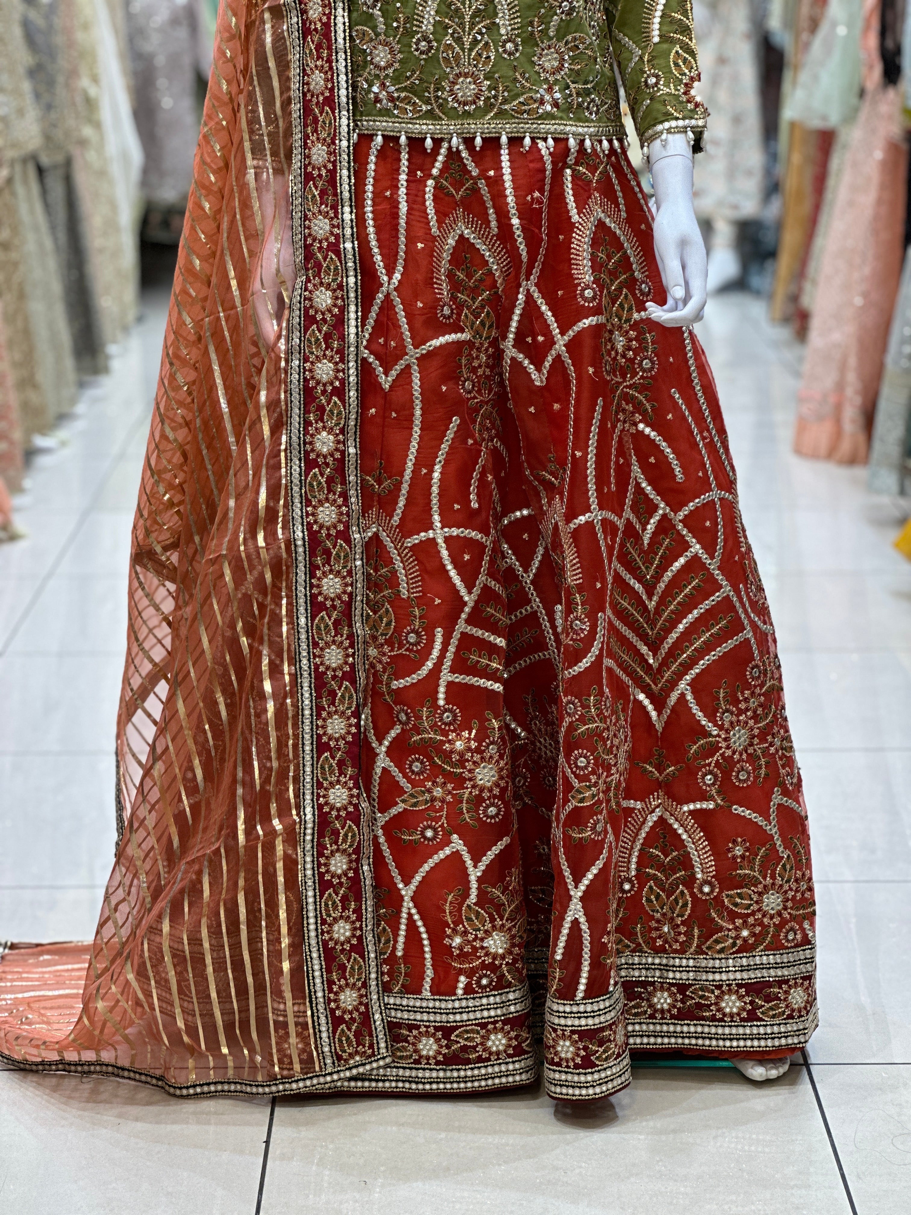 SINGHAR WEDDING LEHNGA CHOLI COLLECTION-VOLUME 2 AD-04 - Image 4