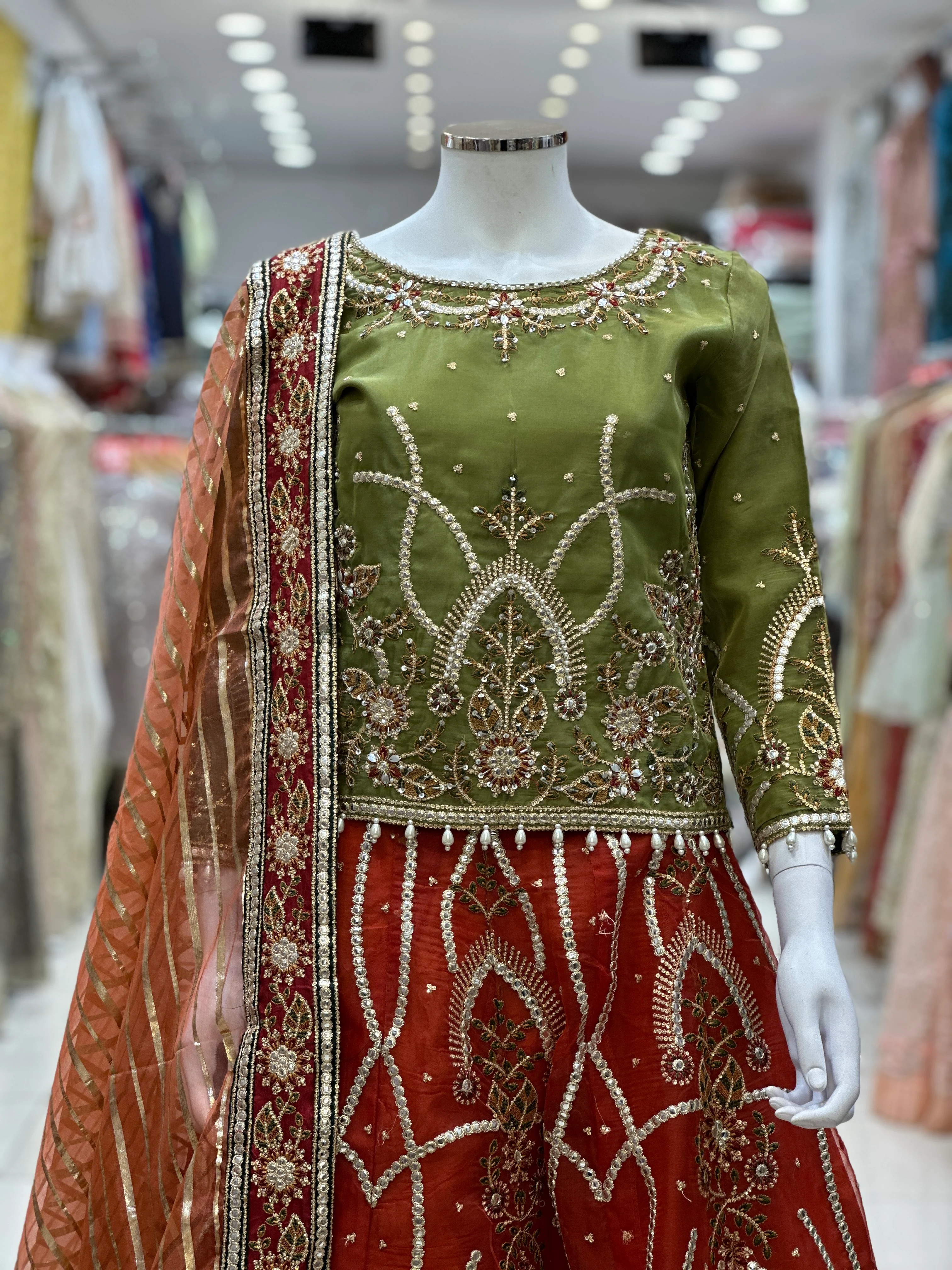 SINGHAR WEDDING LEHNGA CHOLI COLLECTION-VOLUME 2 AD-04 - Image 5